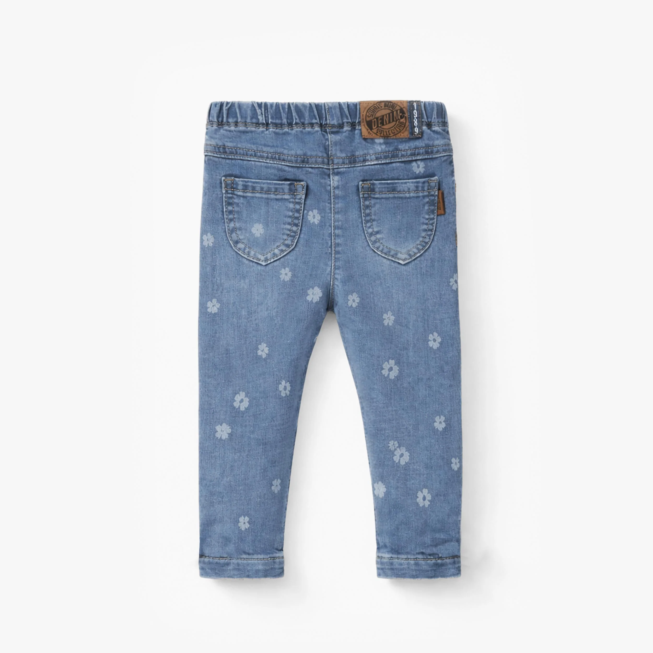 Jegging bleu à motif floral, bébé - Image 2