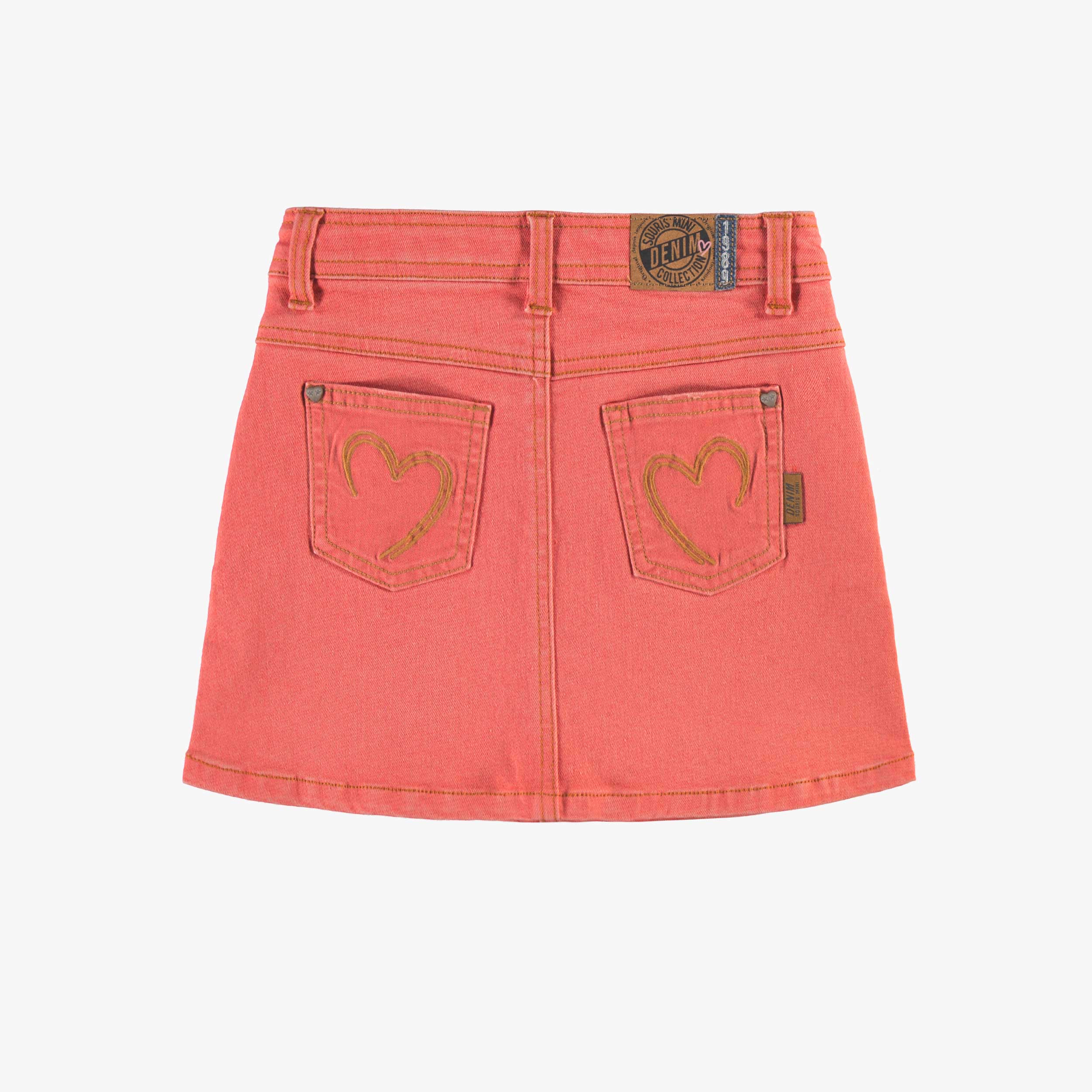 Jupe rose en denim, enfant - Image 3