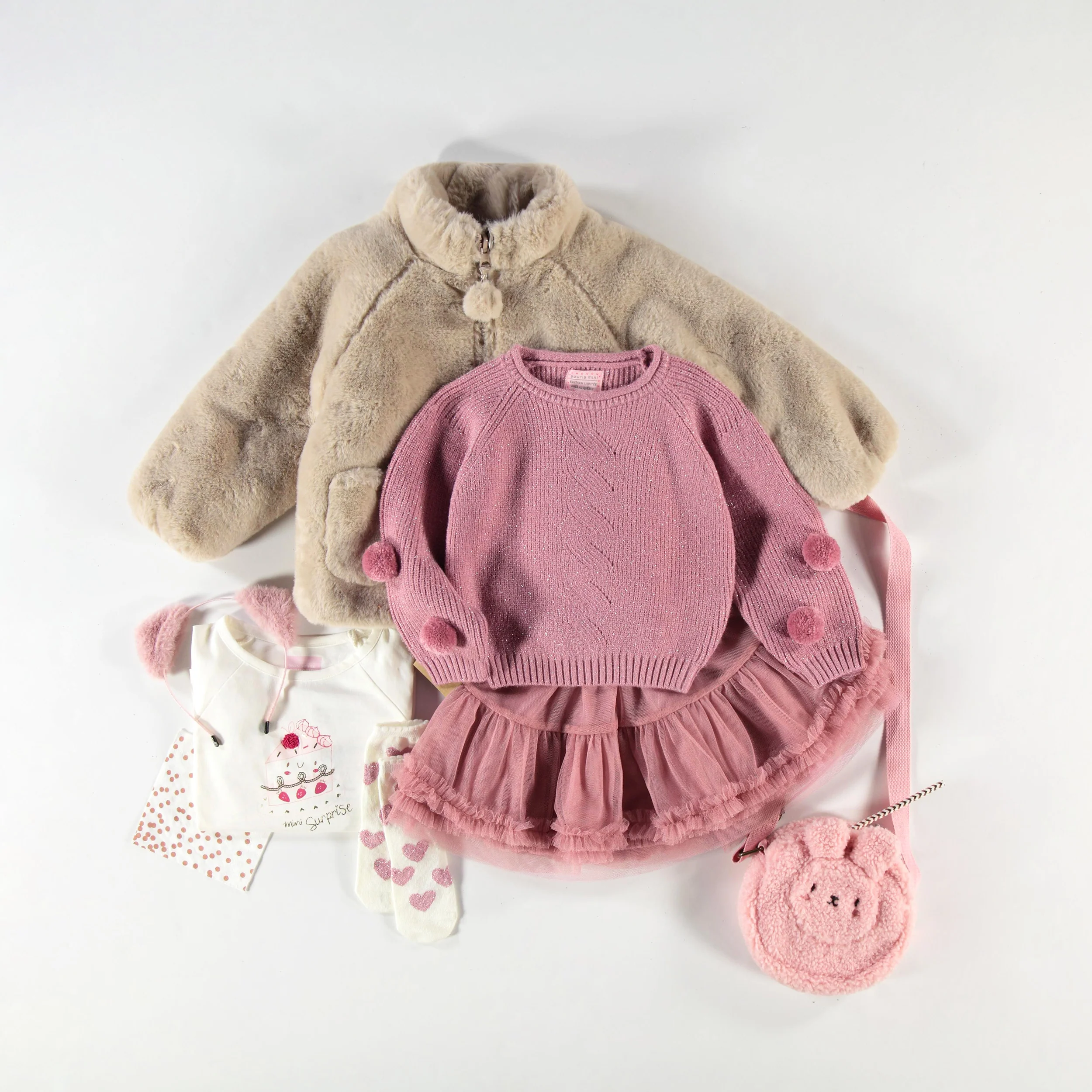 Jupe rose en tulle souple, bébé - Image 8