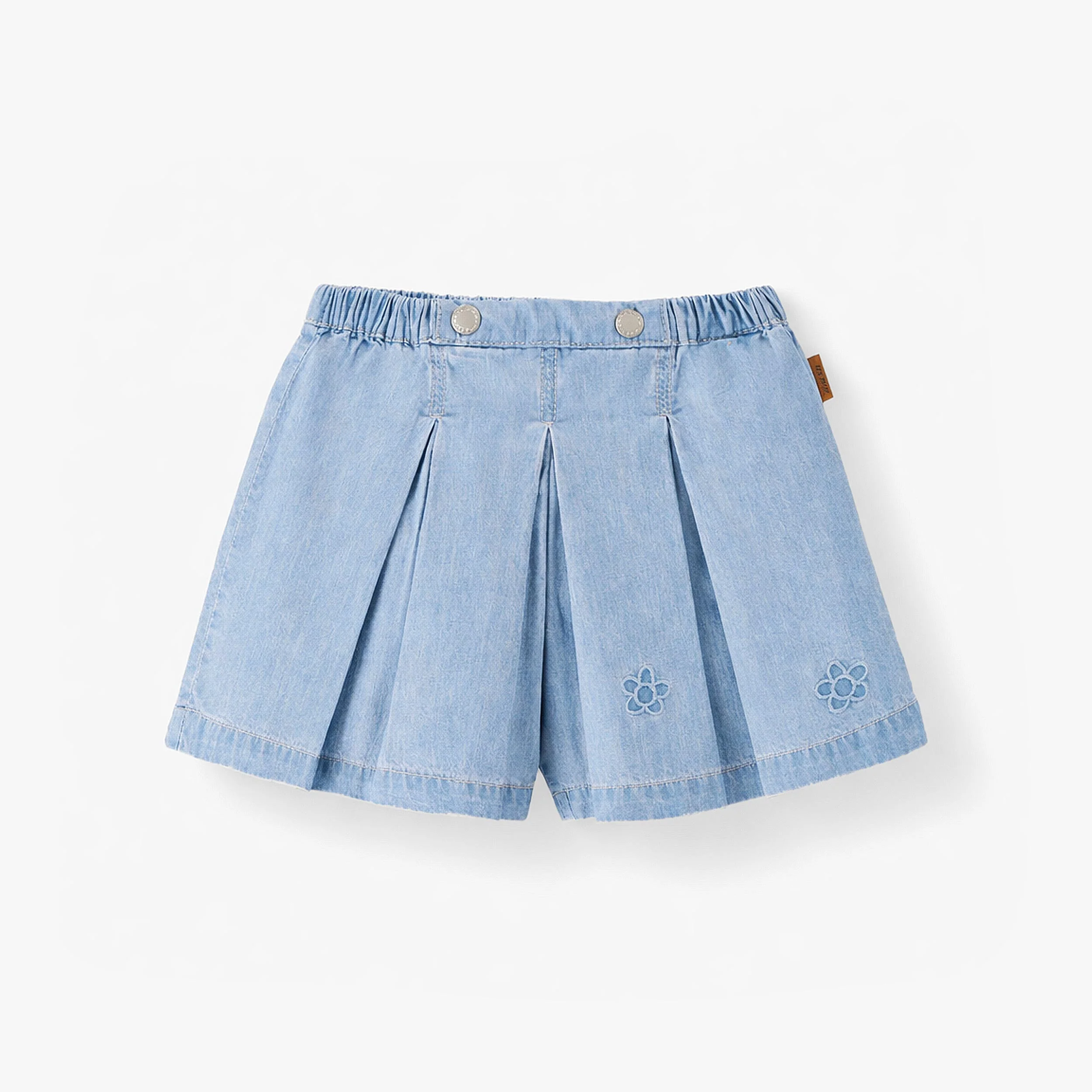 Jupe-short en denim léger, bébé