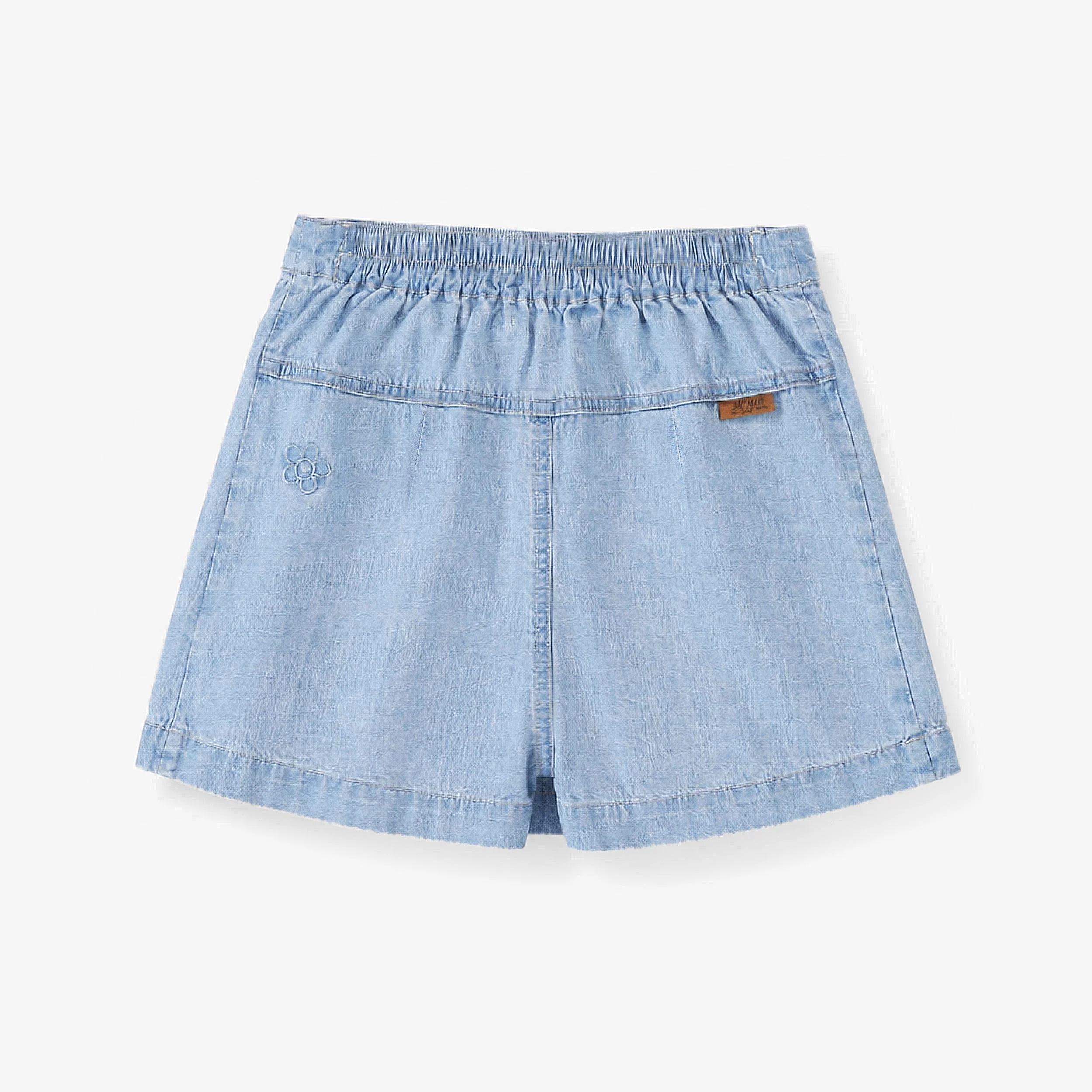 Jupe-short en denim léger, enfant - Image 3