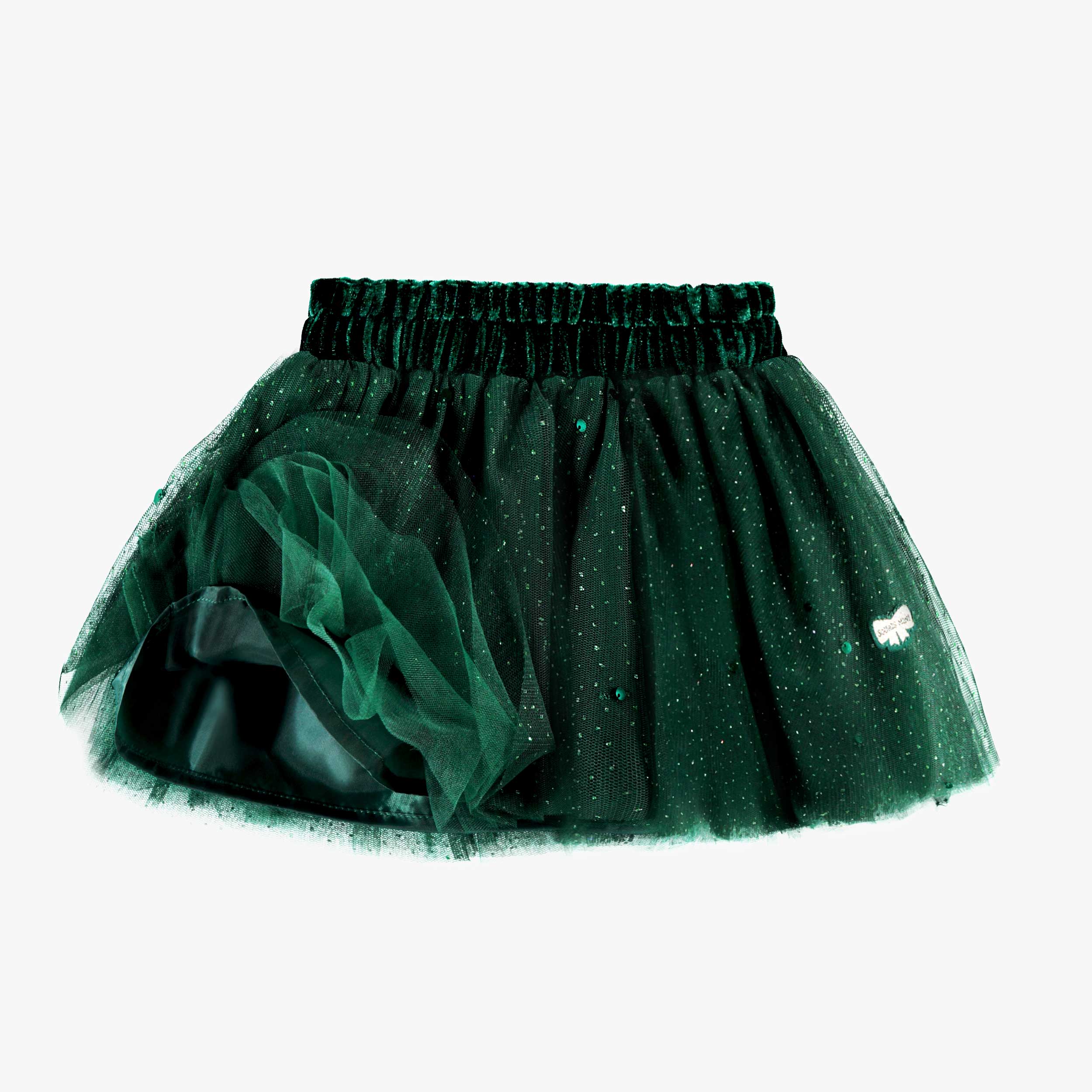 Jupe verte à paillettes, bébé - Image 7