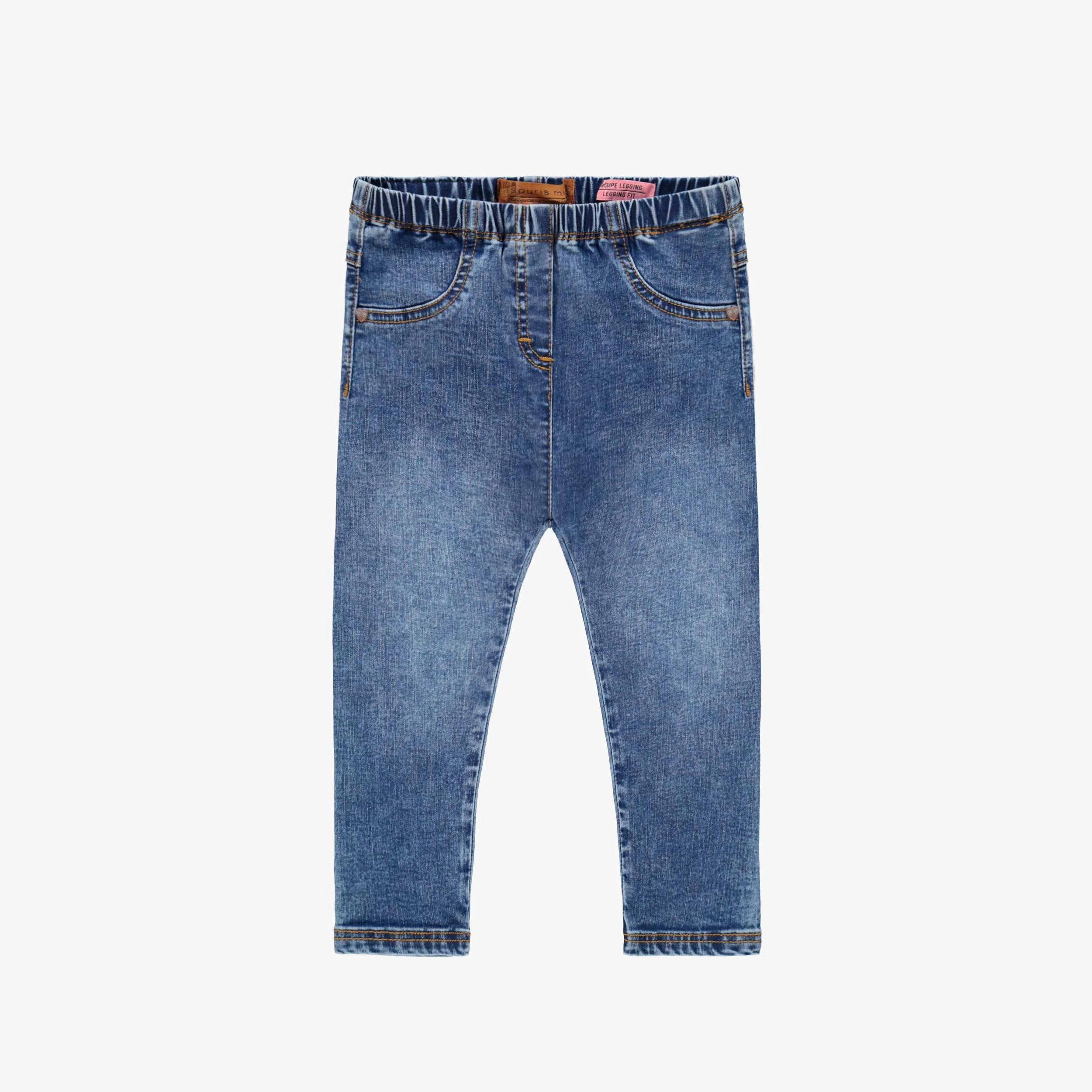 Jegging bleu en denim, bébé