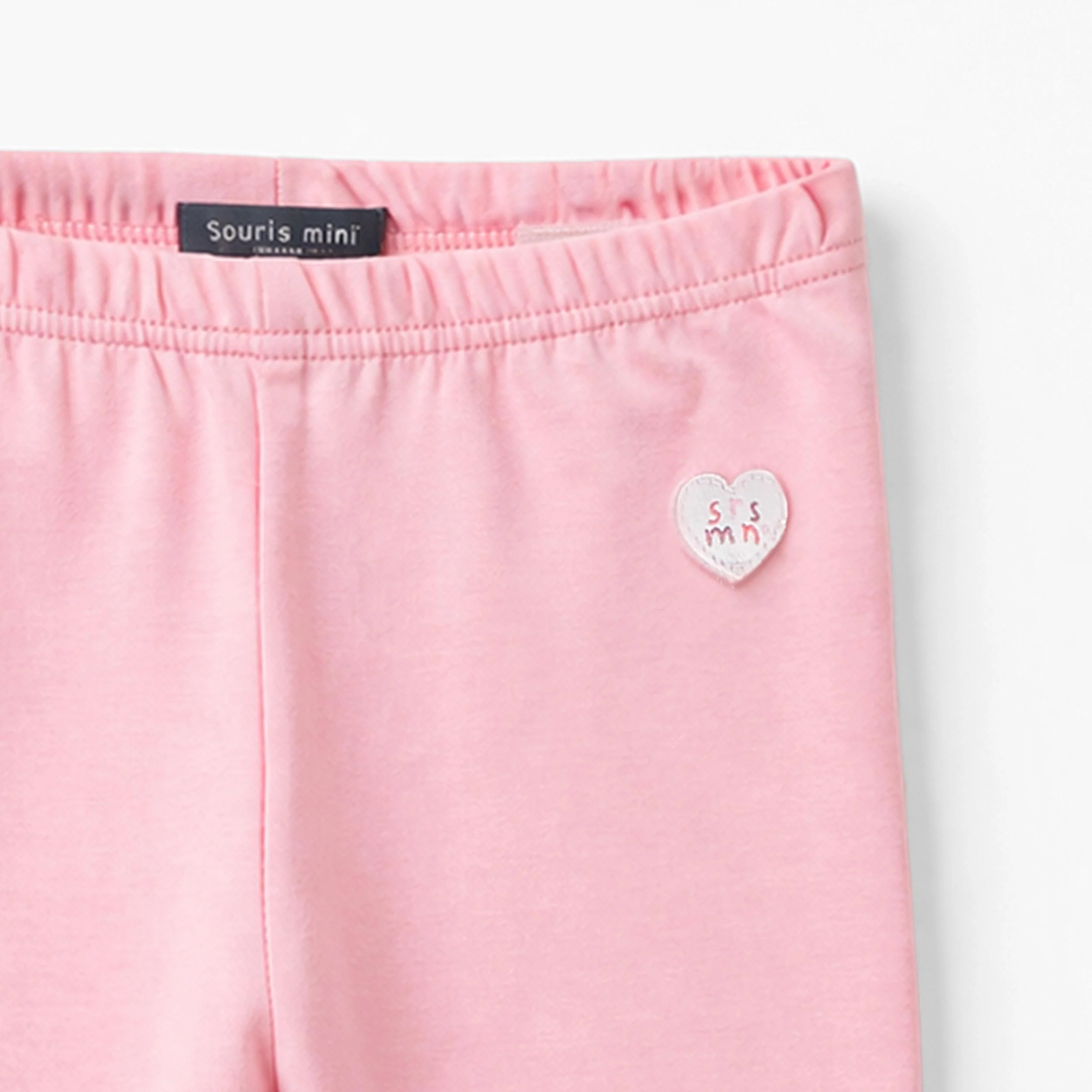 Legging court rose en jersey extensible, bébé - Image 2