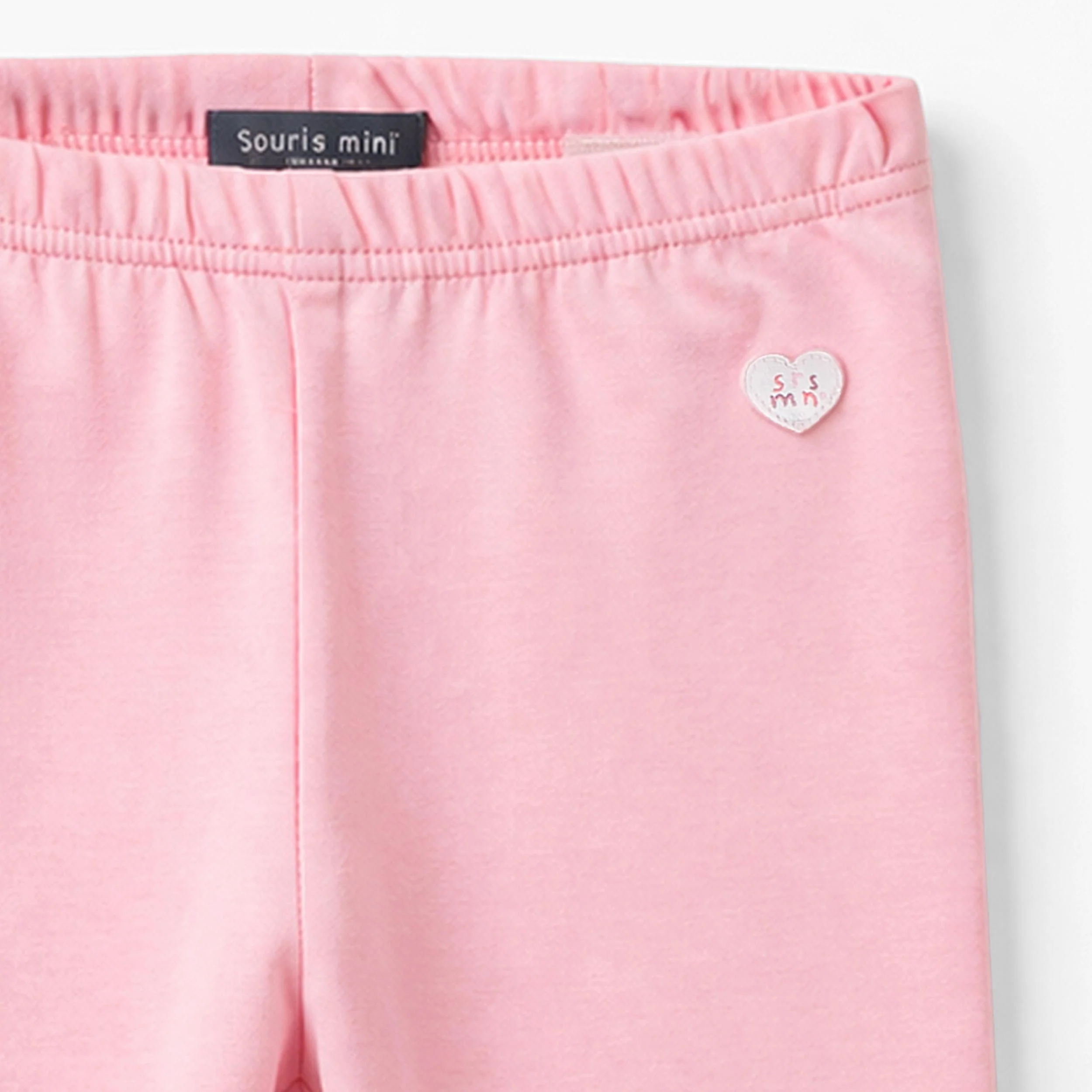 Legging court rose en jersey extensible, enfant - Image 2