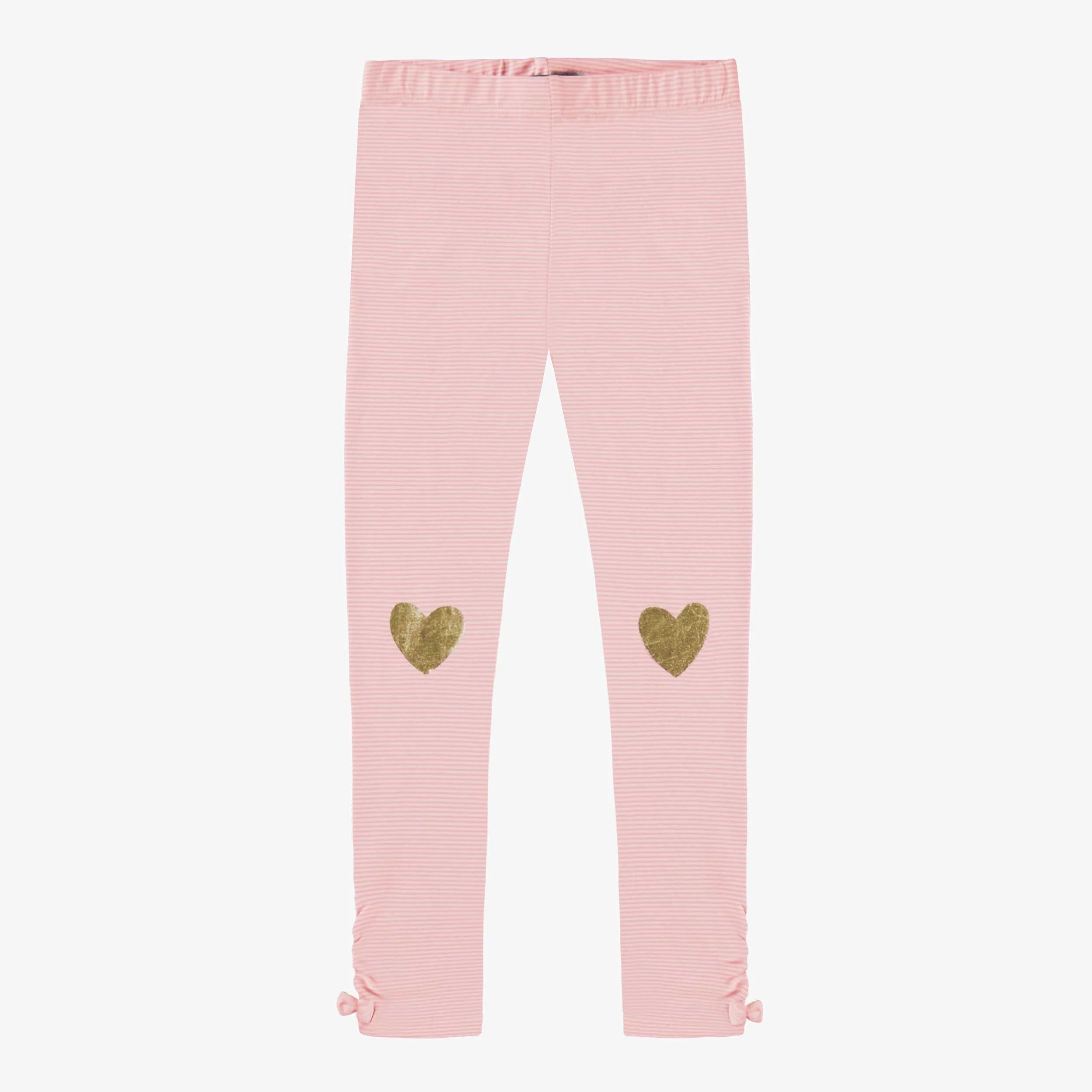 Legging rose avec cœurs, enfant