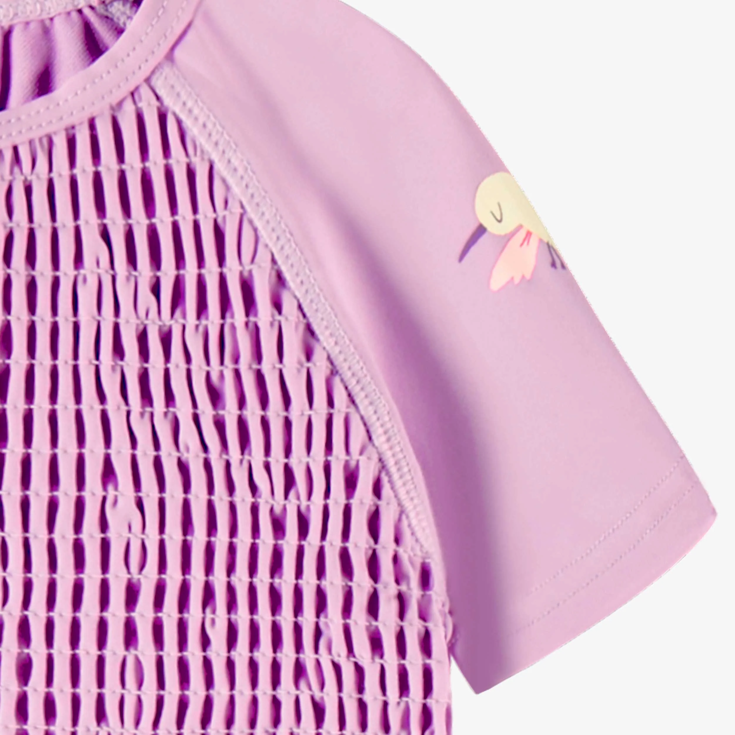 Maillot de bain deux pièces mauve à motif floral, bébé - Image 3