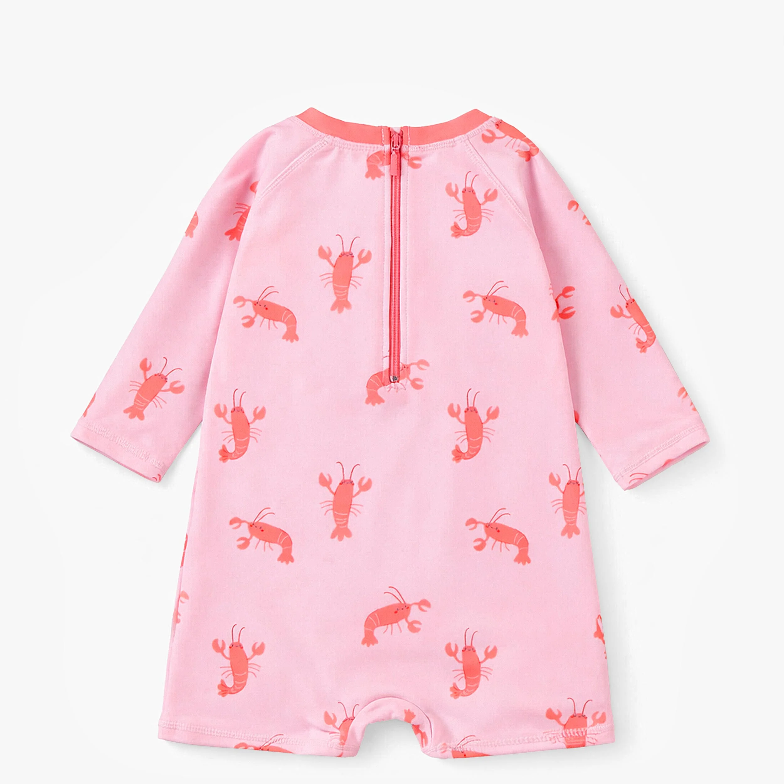 Maillot de bain une pièce rose à motifs de homards, bébé - Image 6