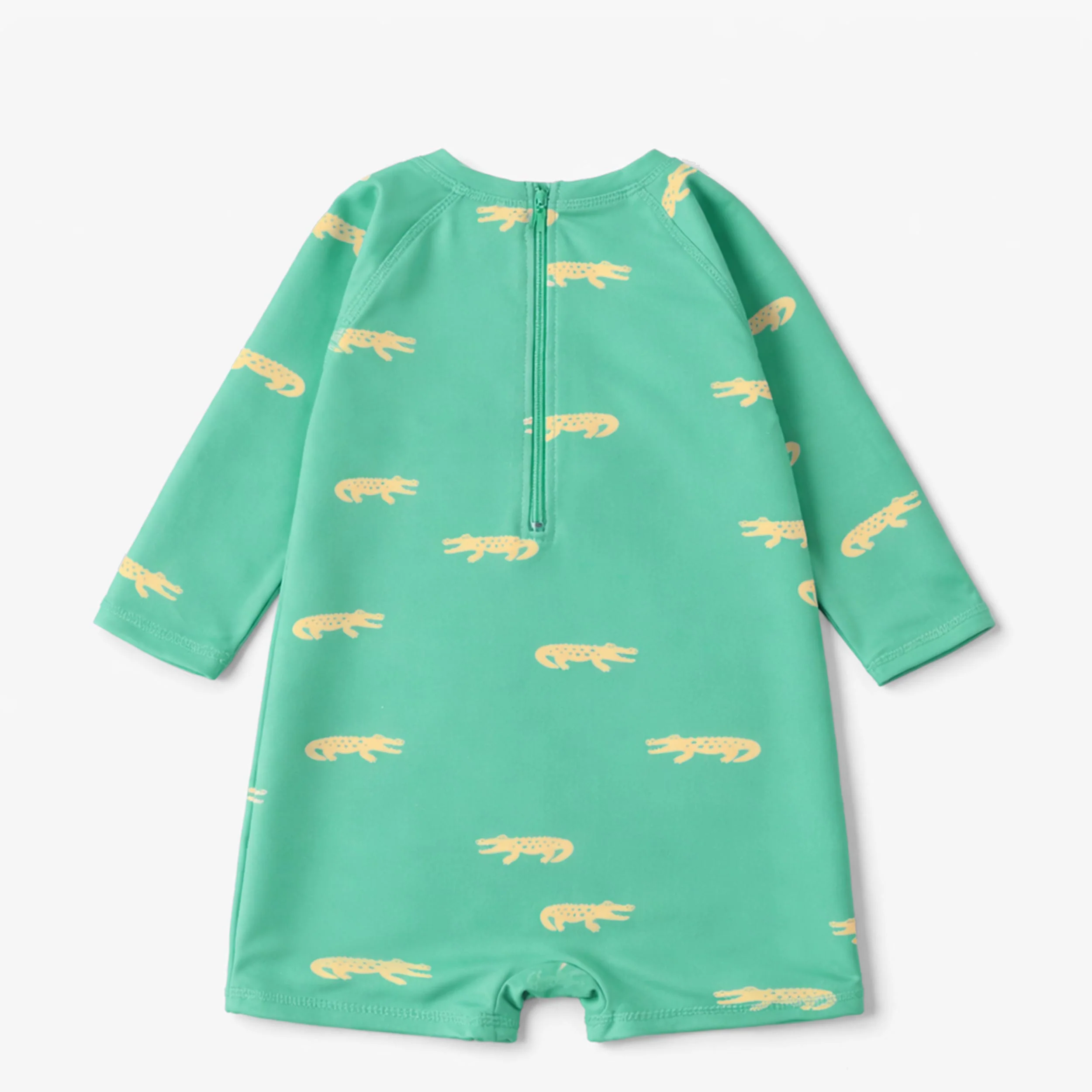 Maillot de bain une pièce turquoise à motifs de crocodiles, bébé - Image 5