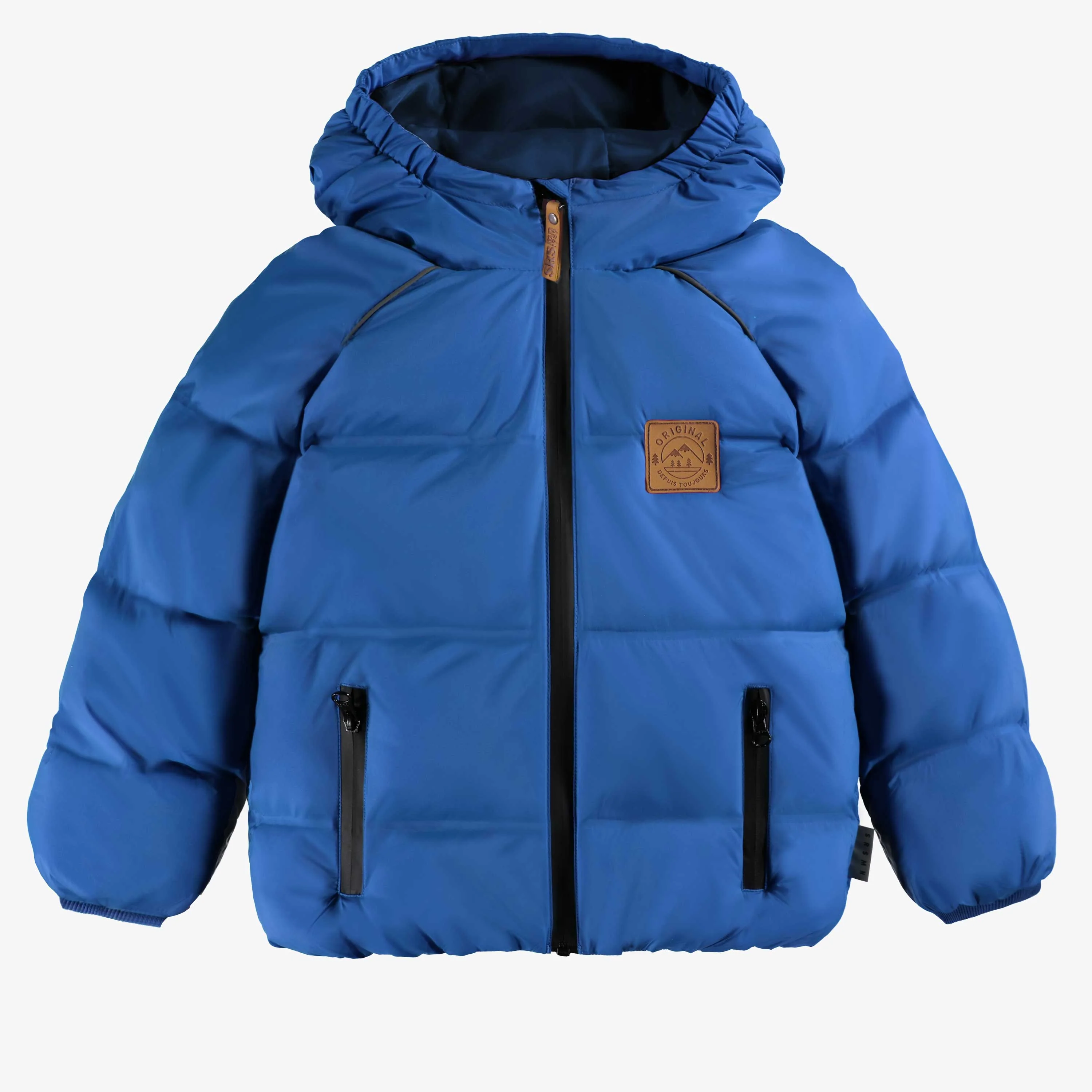 Manteau doudoune léger bleu, enfant