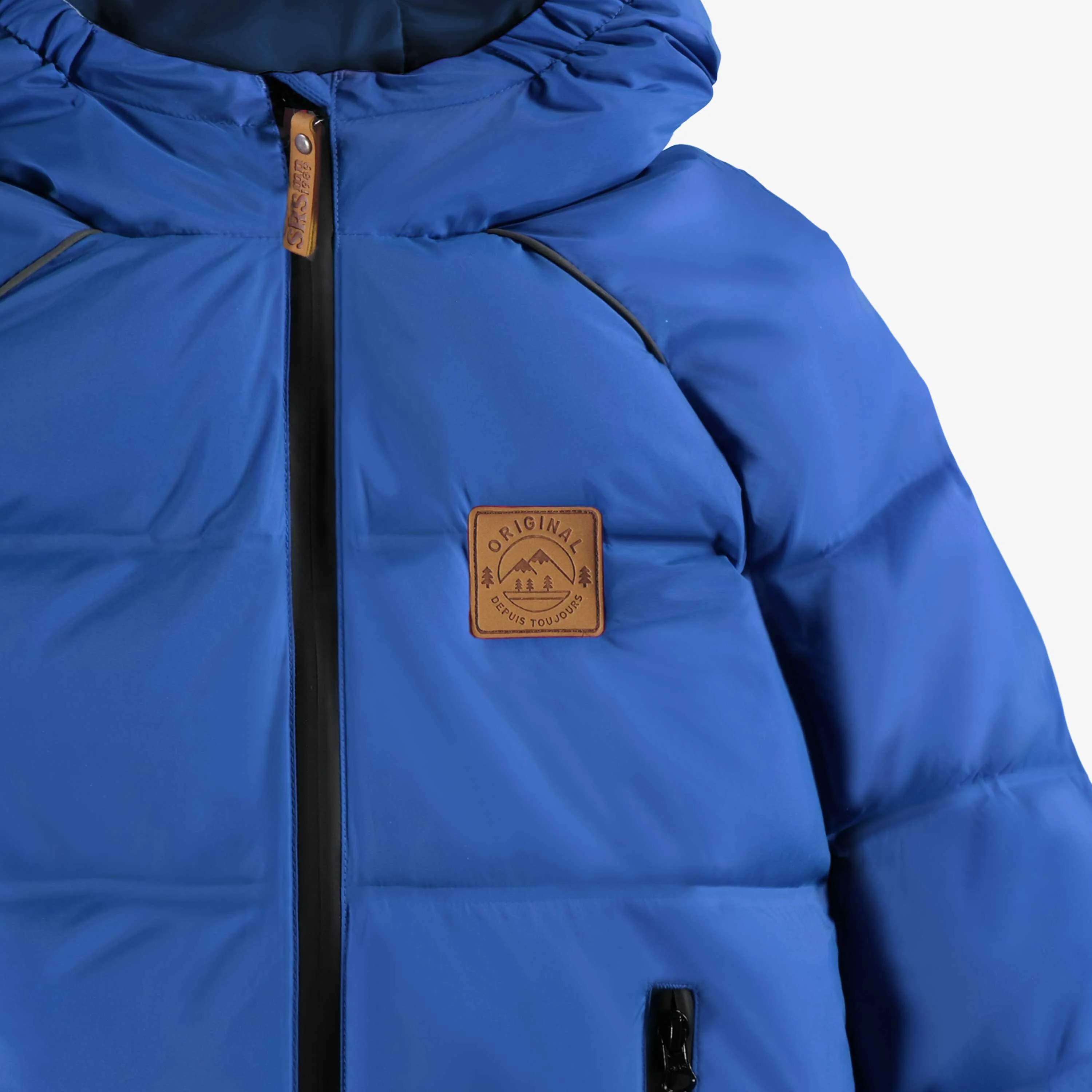 Manteau doudoune léger bleu, enfant - Image 6