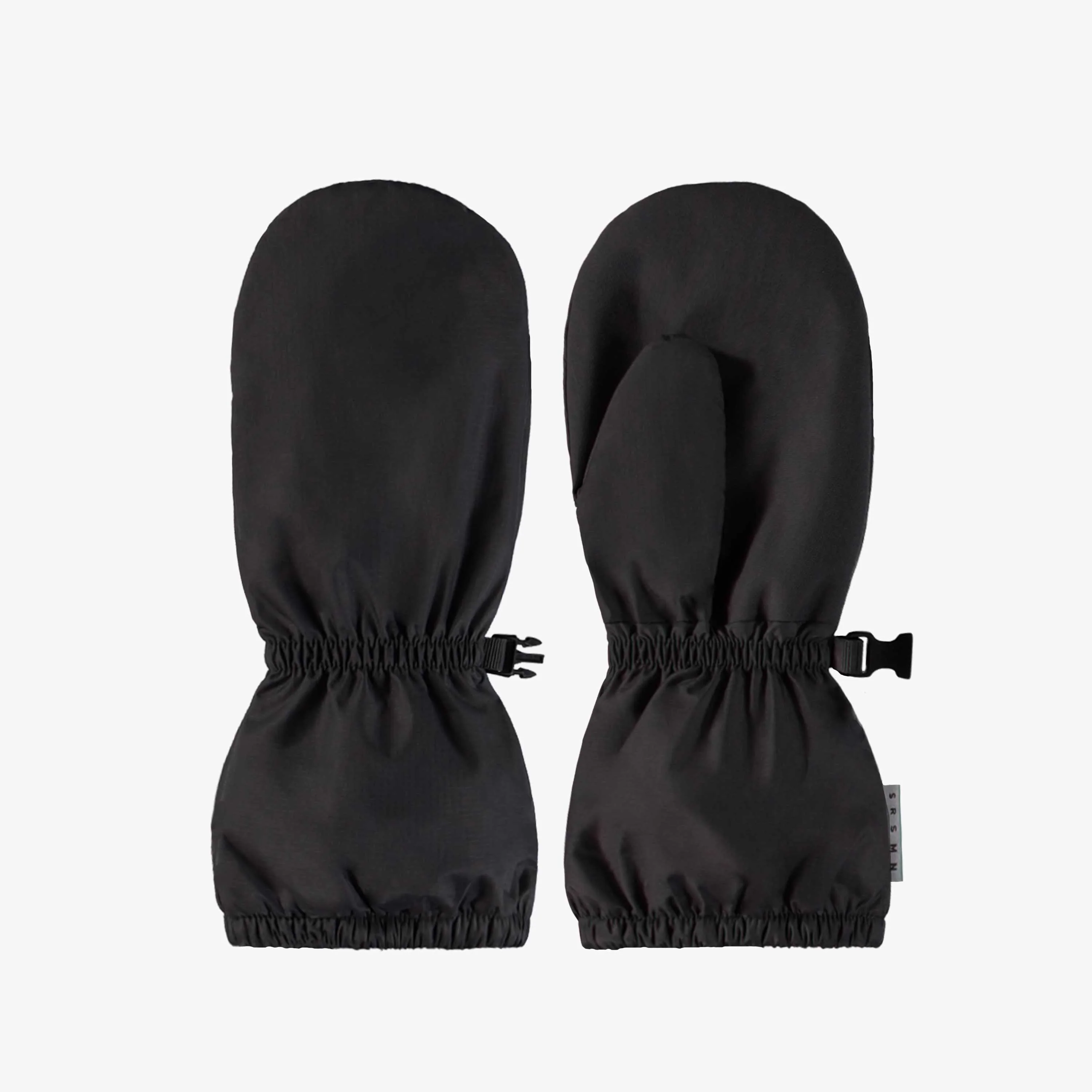 Mitaines en nylon noires doublées, enfant