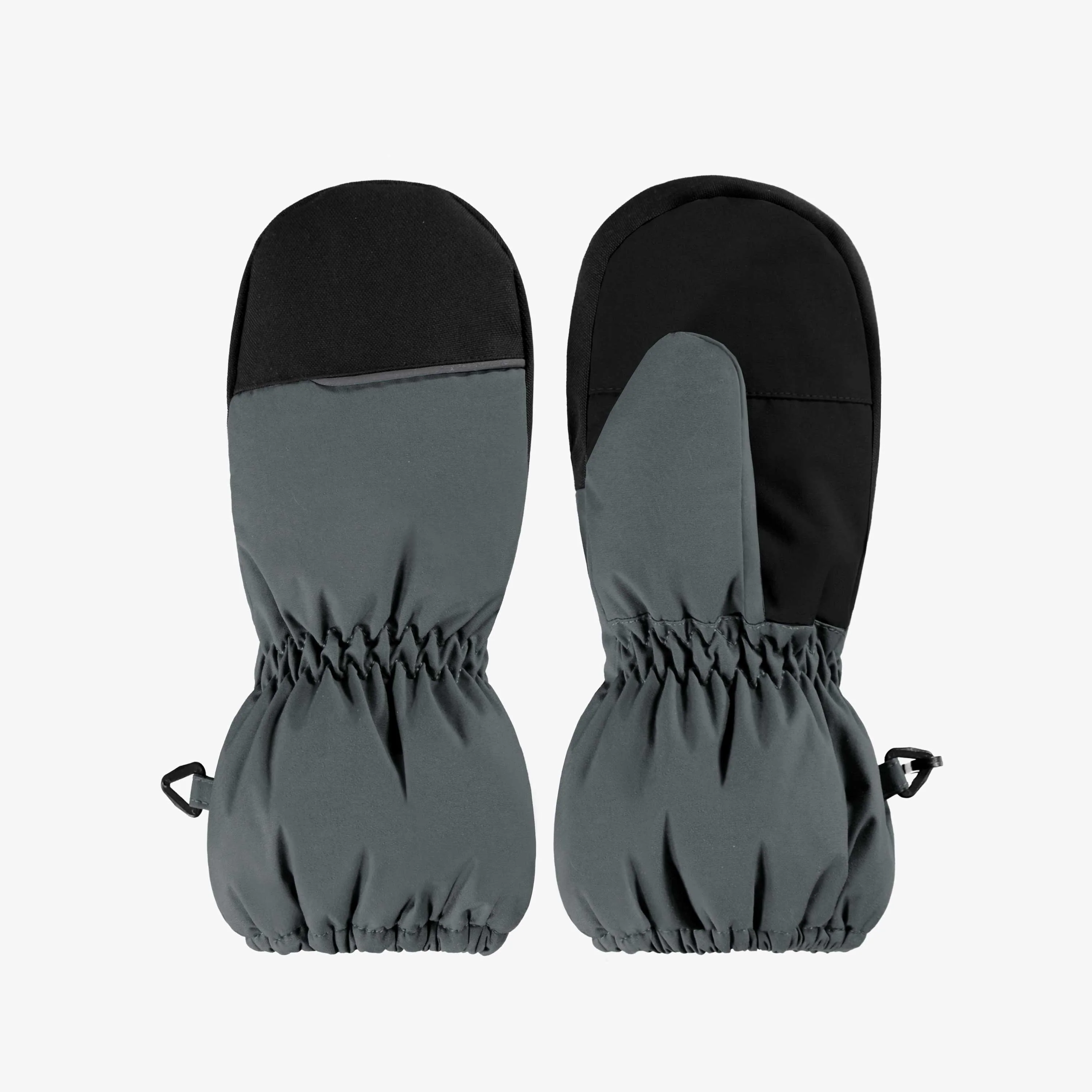 Mitaines grises en nylon, enfant