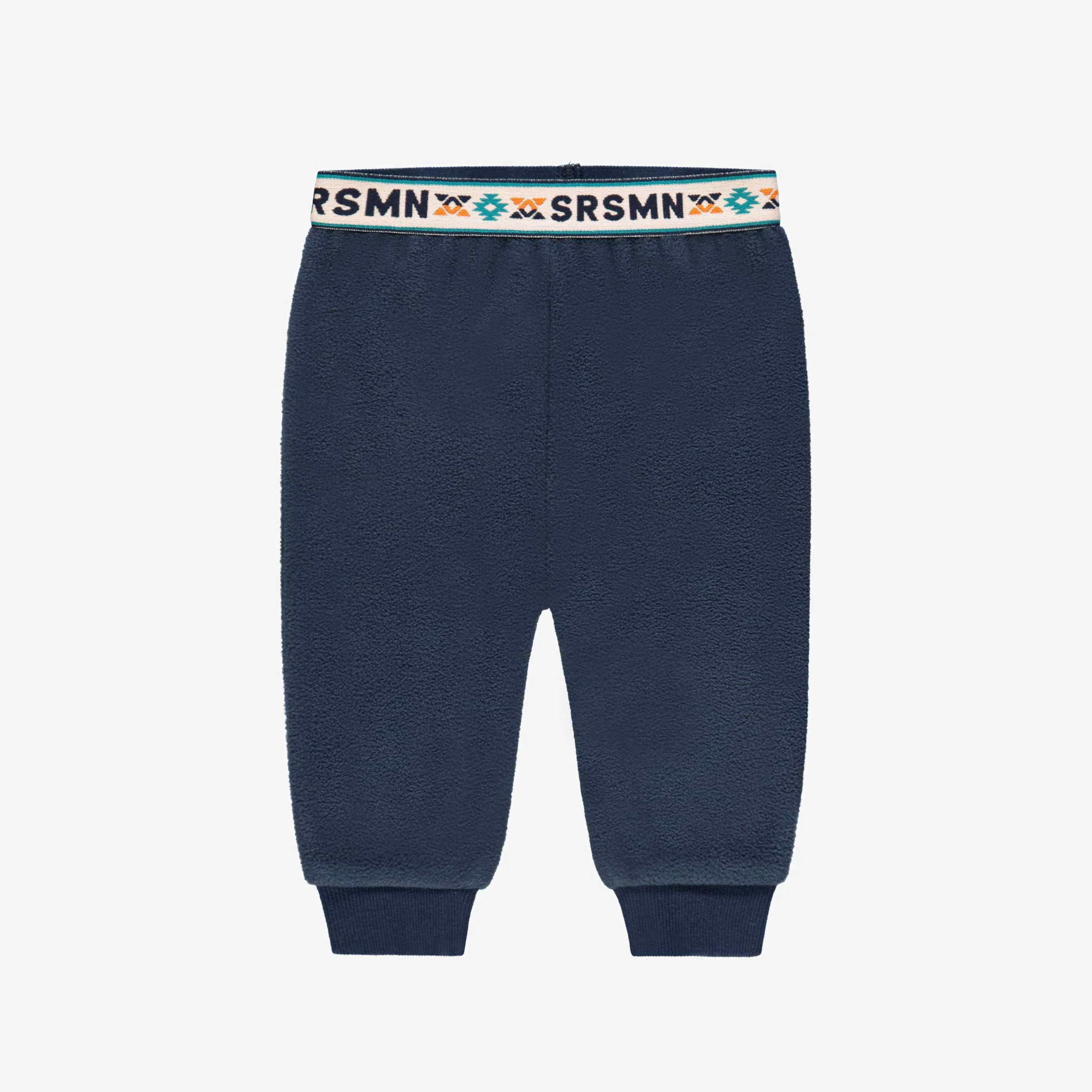 Pantalon bleu en polar, bébé