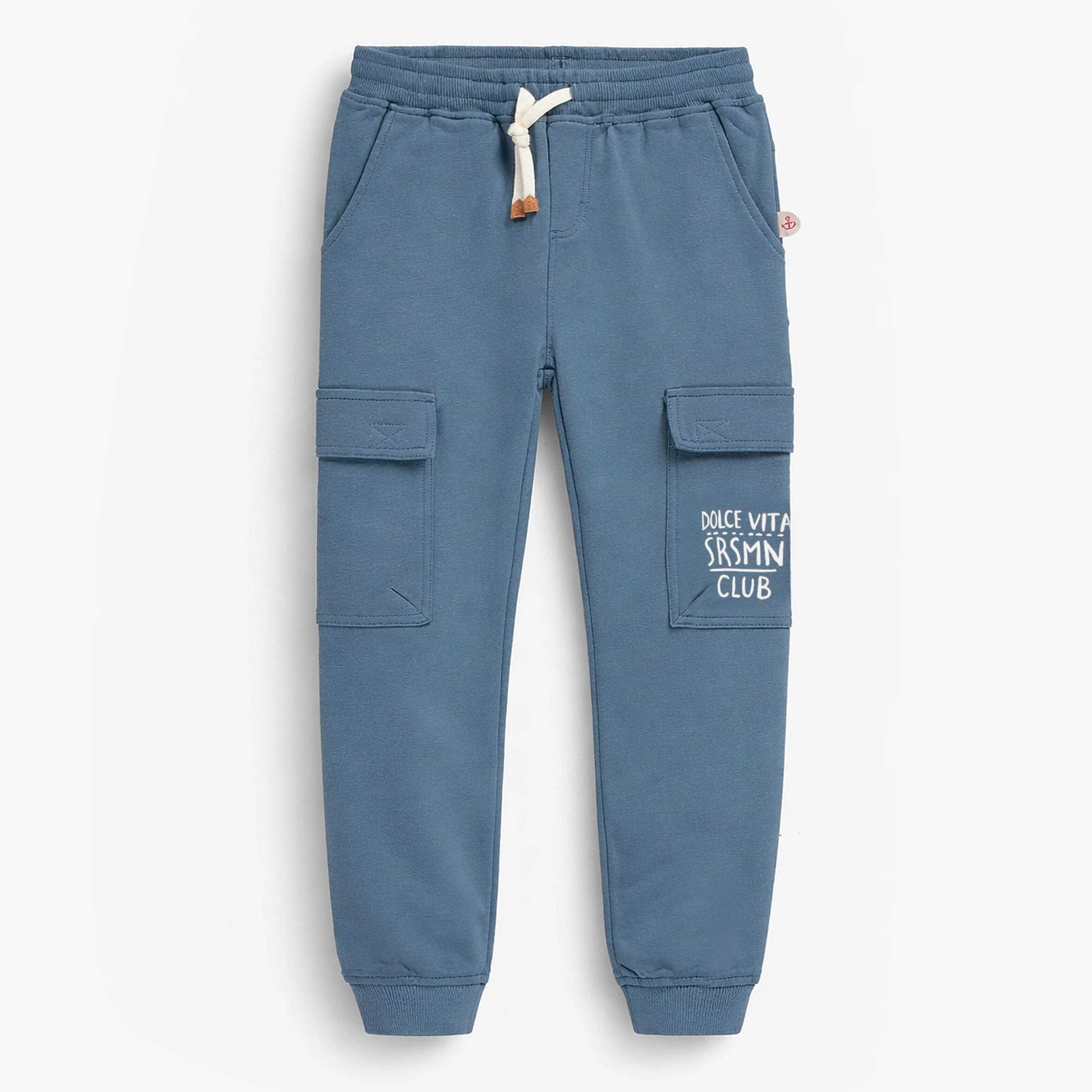 Pantalon bleu style jogger, enfant