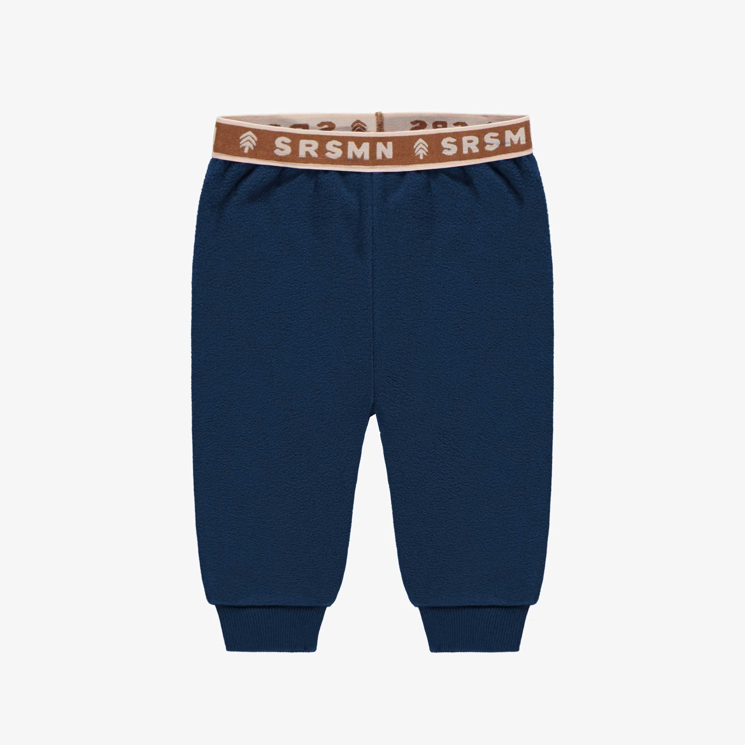 Pantalon en polar bleu, bébé