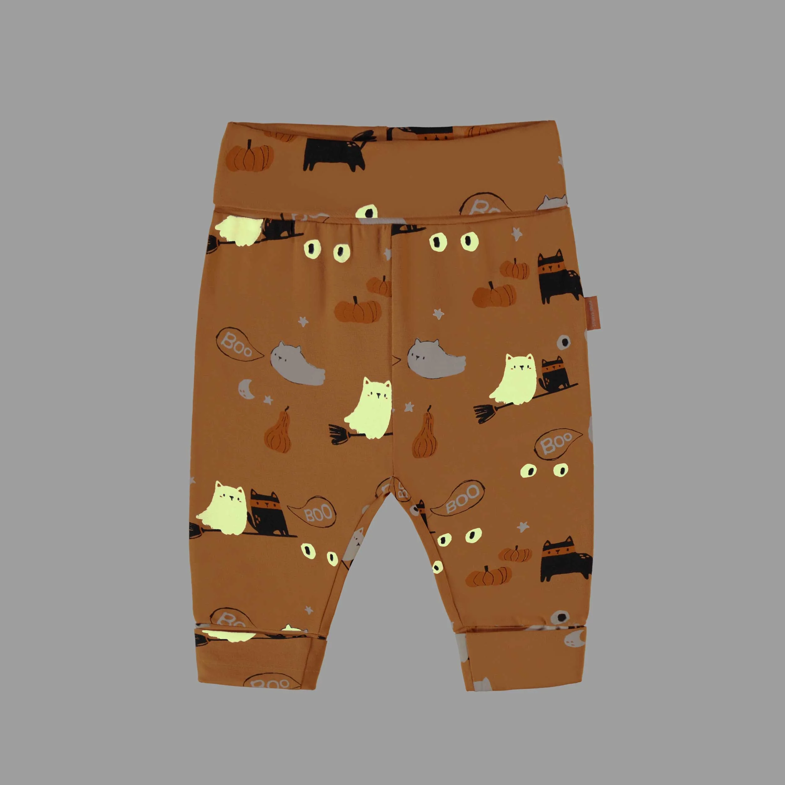 Pantalon évolutif orange à motifs d’Halloween, bébé - Image 2