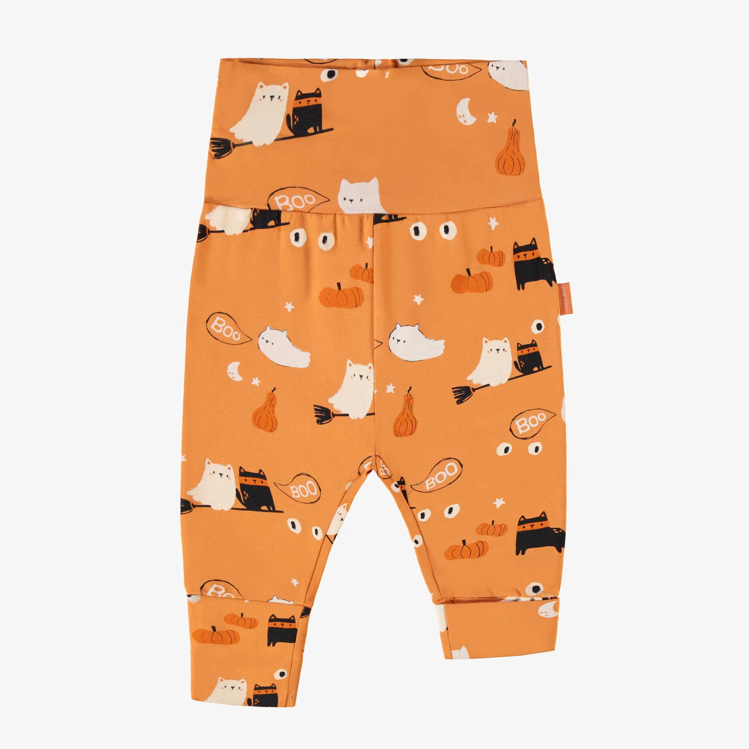 Pantalon évolutif orange à motifs d’Halloween, bébé - Image 3