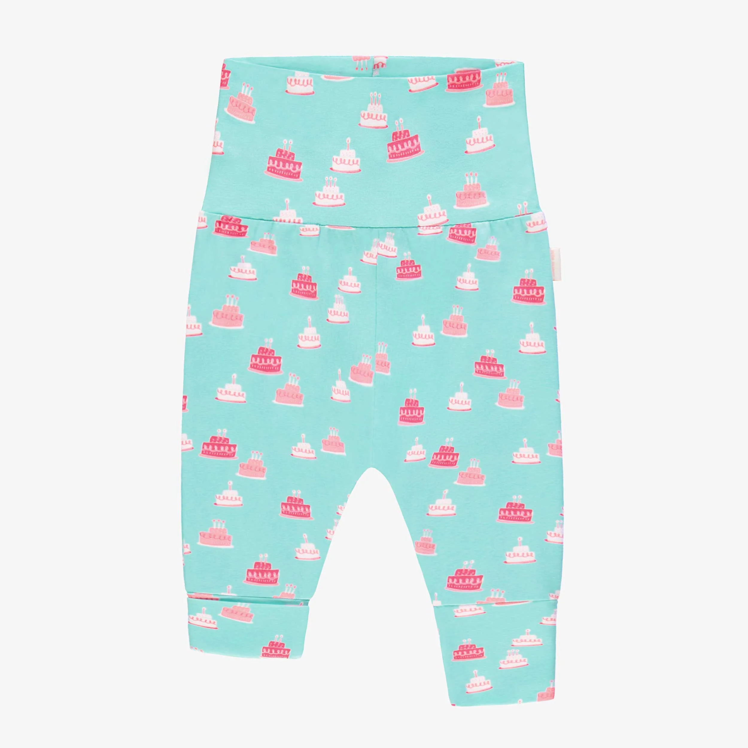 Pantalon évolutif turquoise à motifs de gâteaux, bébé - Image 2