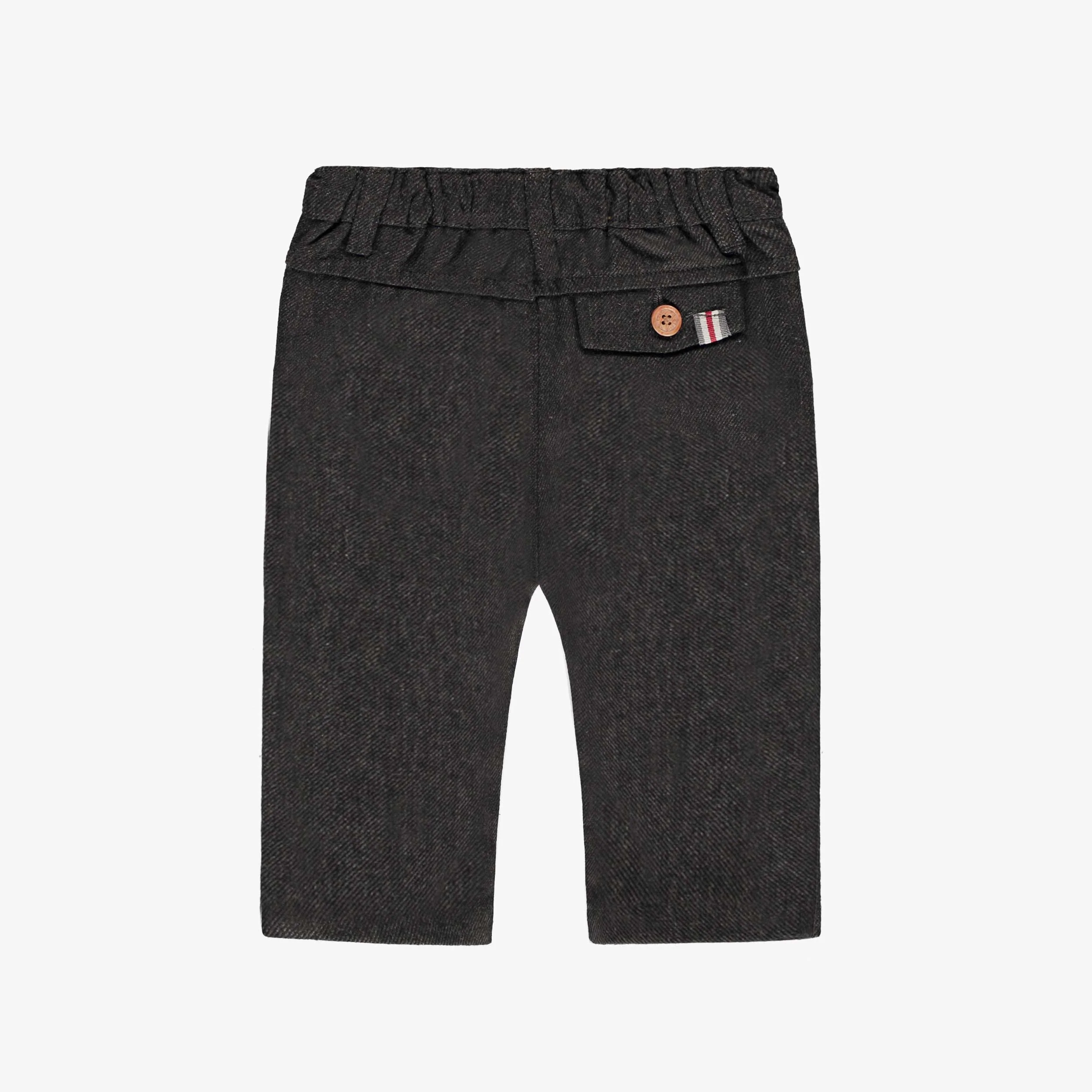 Pantalon gris en flanelle, bébé - Image 4