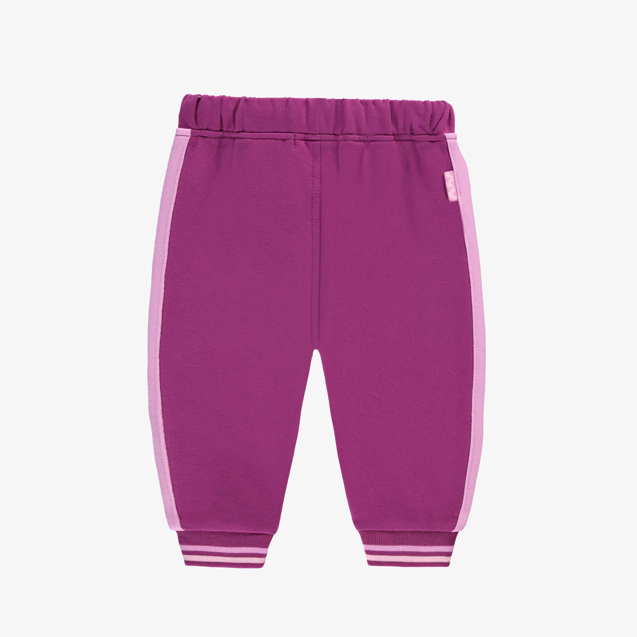 Pantalon mauve style jogger, bébé - Image 2