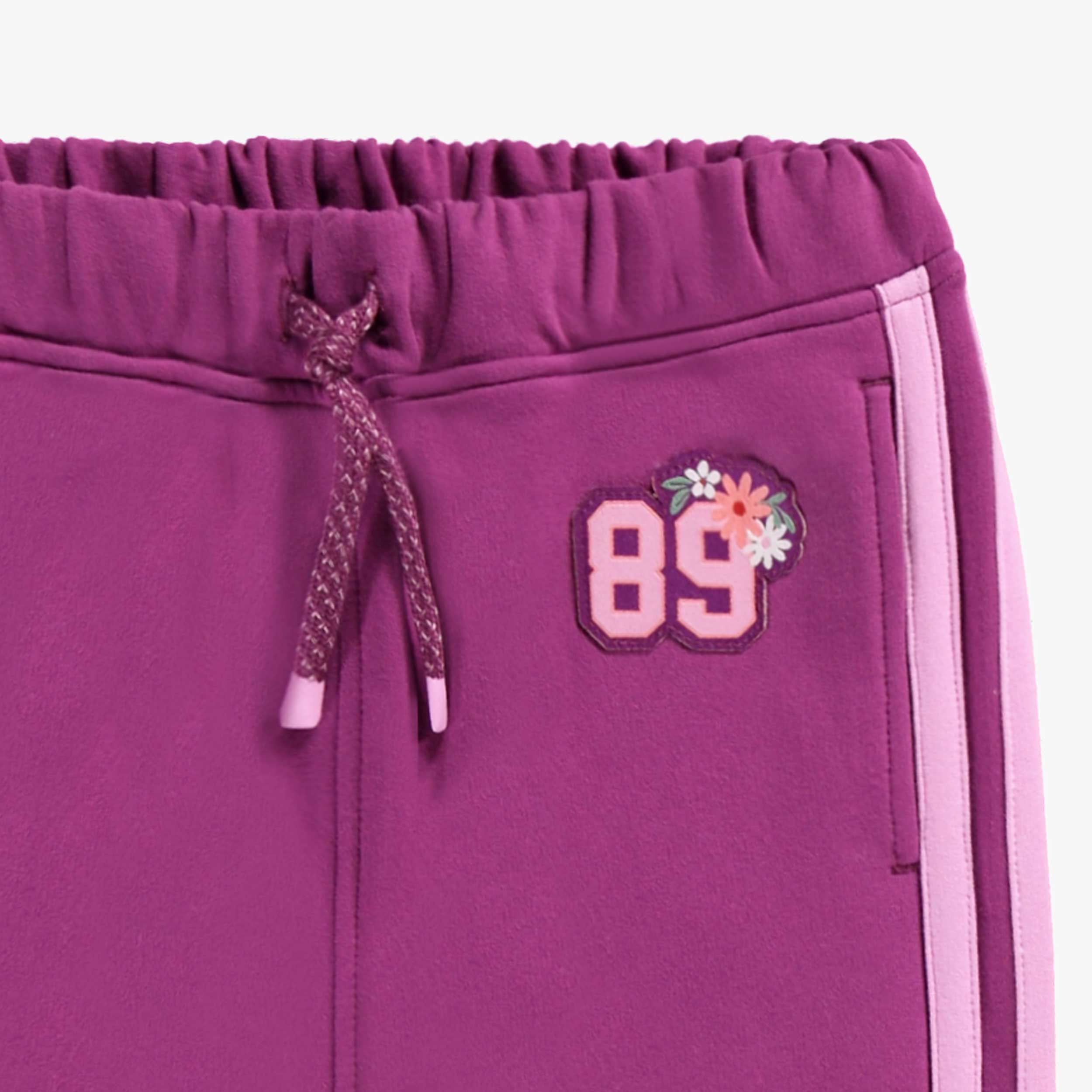 Pantalon mauve style jogger, enfant - Image 3