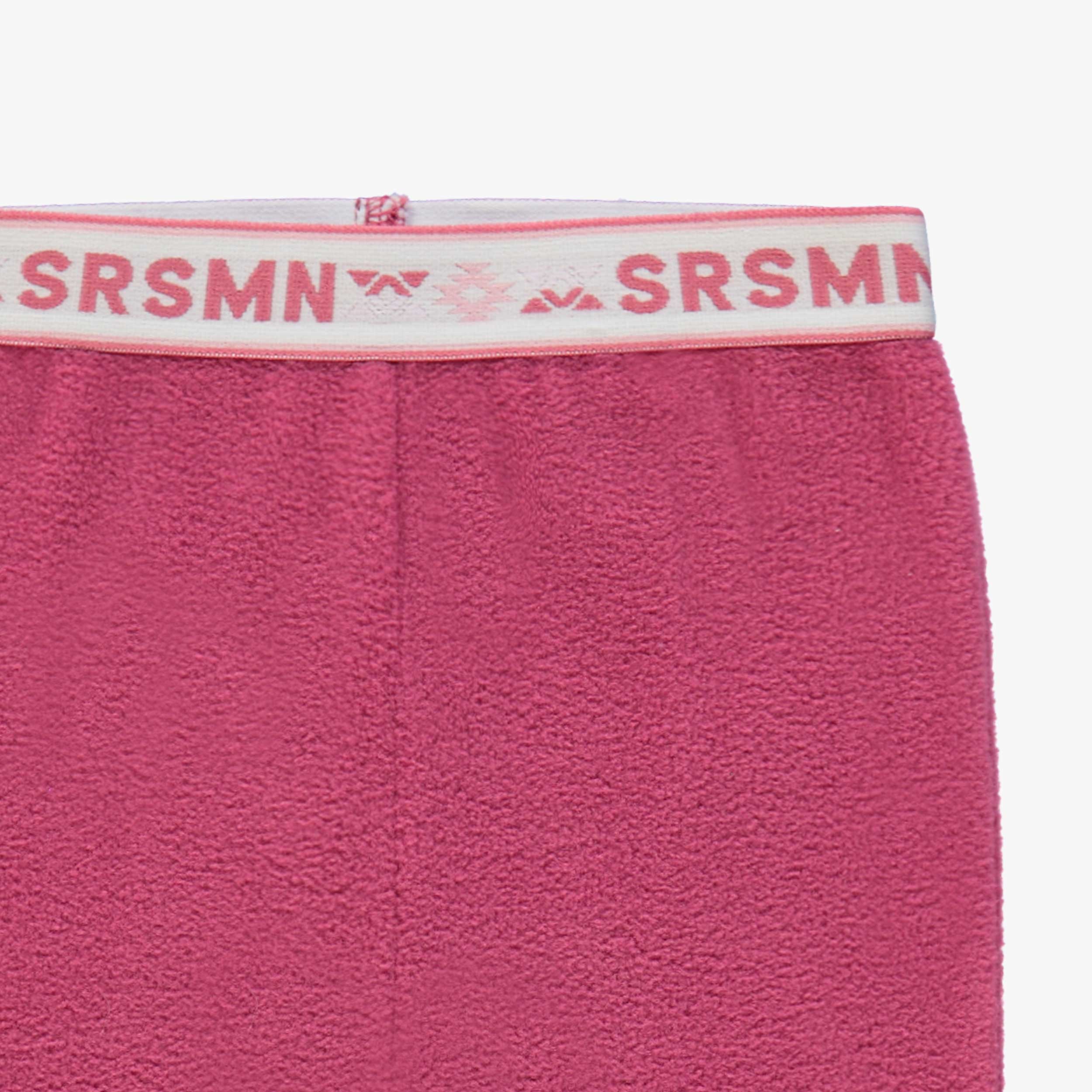Pantalon rose en polar, bébé - Image 2