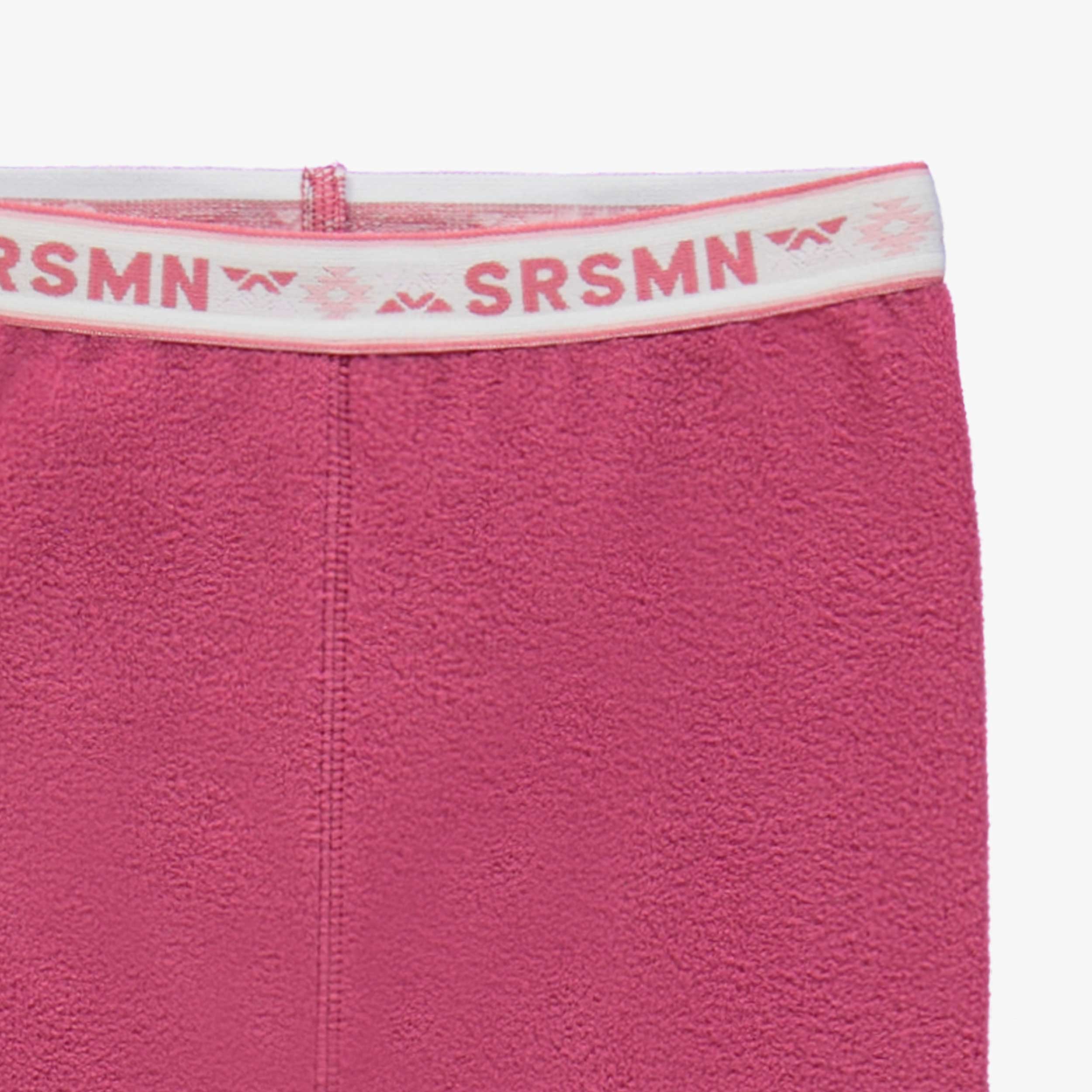 Pantalon rose en polar, enfant - Image 2