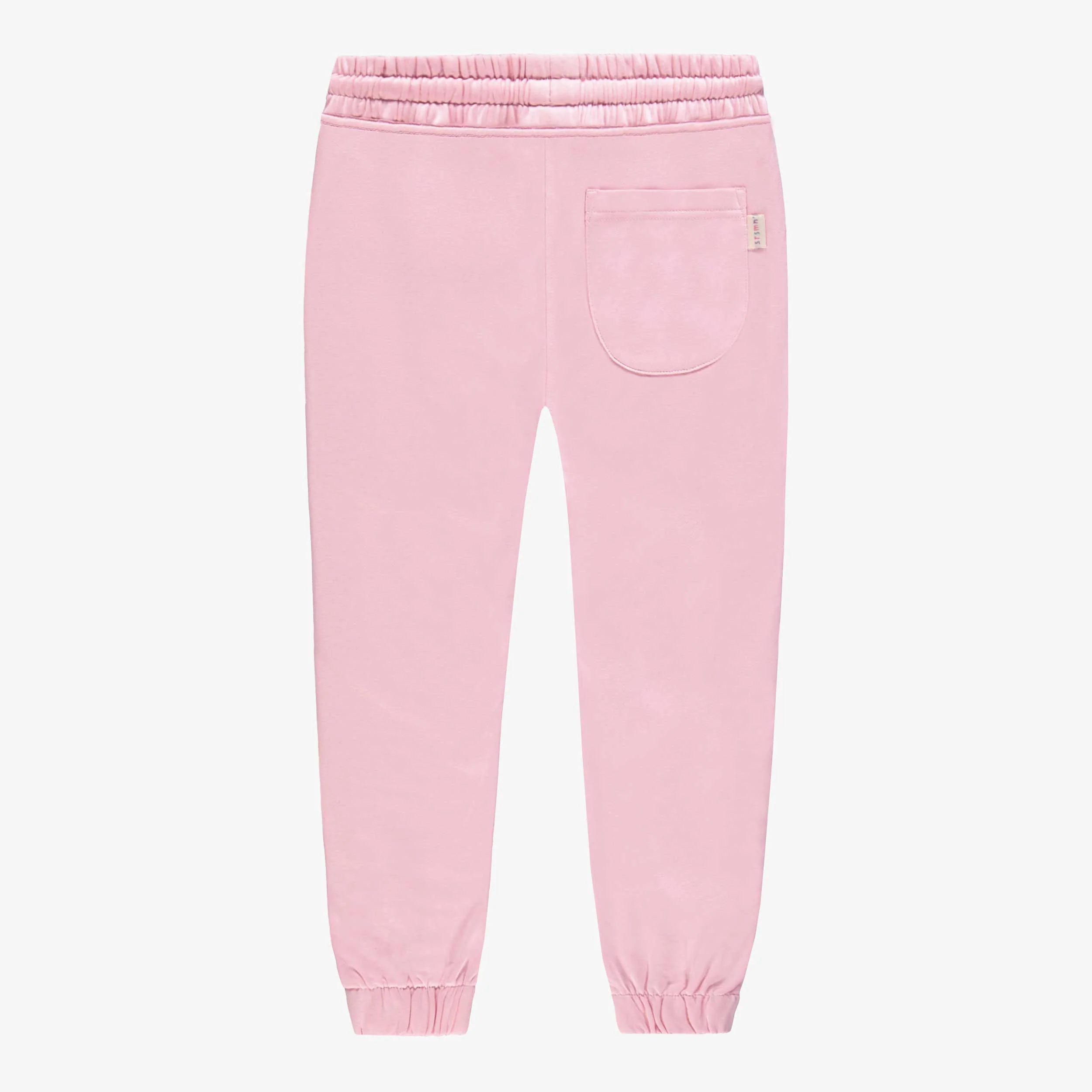 Pantalon rose style jogger en molleton, enfant - Image 2