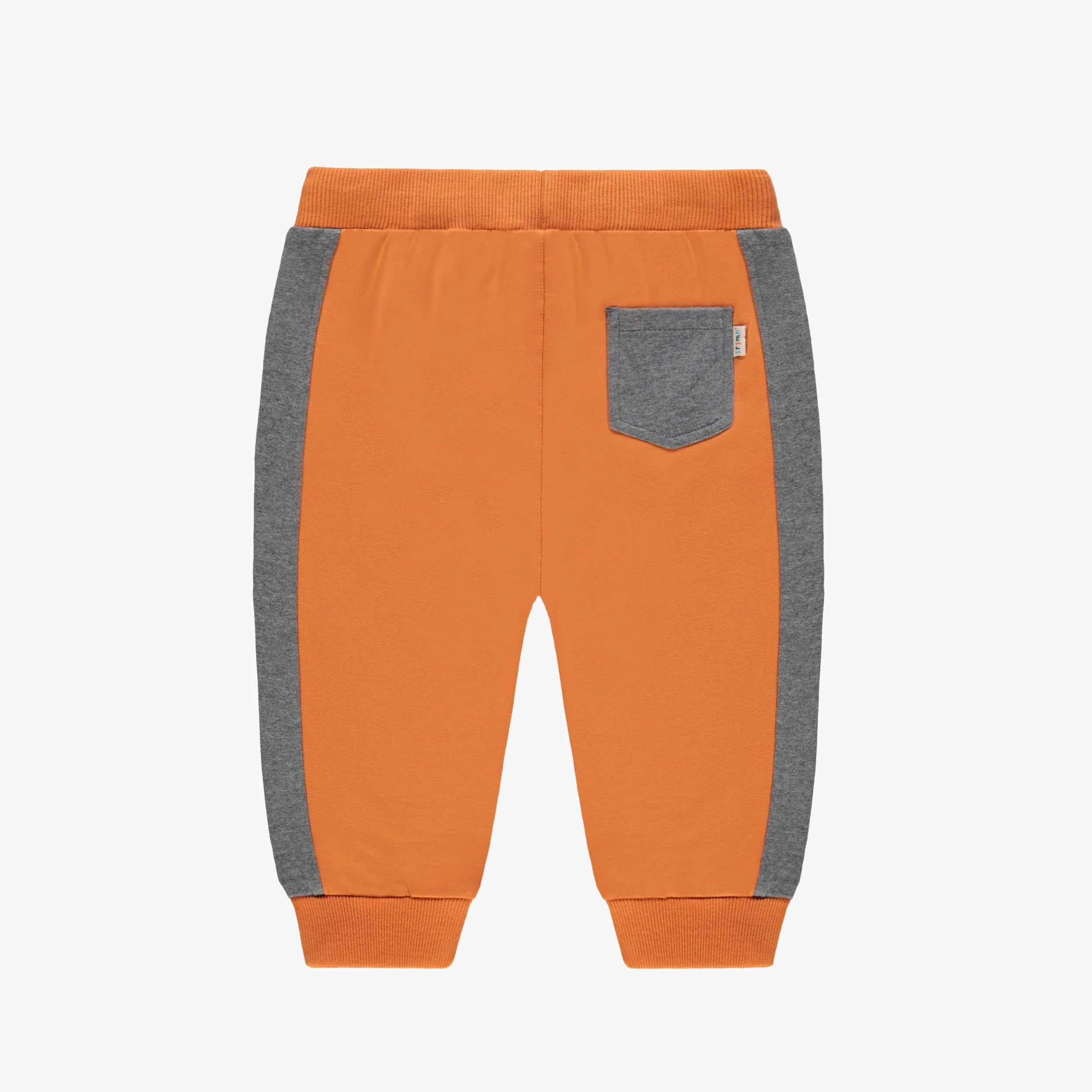 Pantalon style jogger jaune foncé et gris, bébé - Image 2