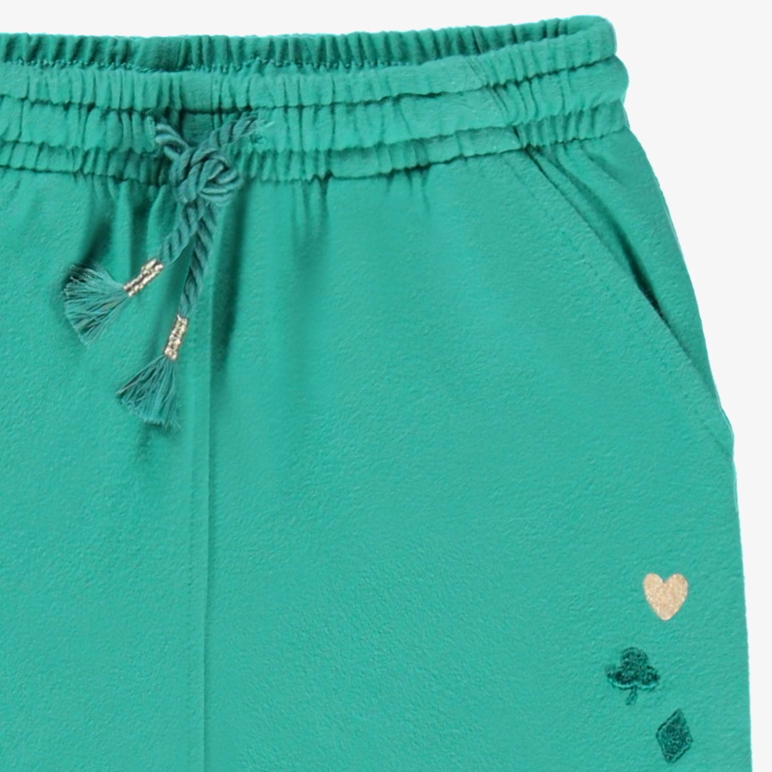 Pantalon turquoise style jogger, bébé - Image 2