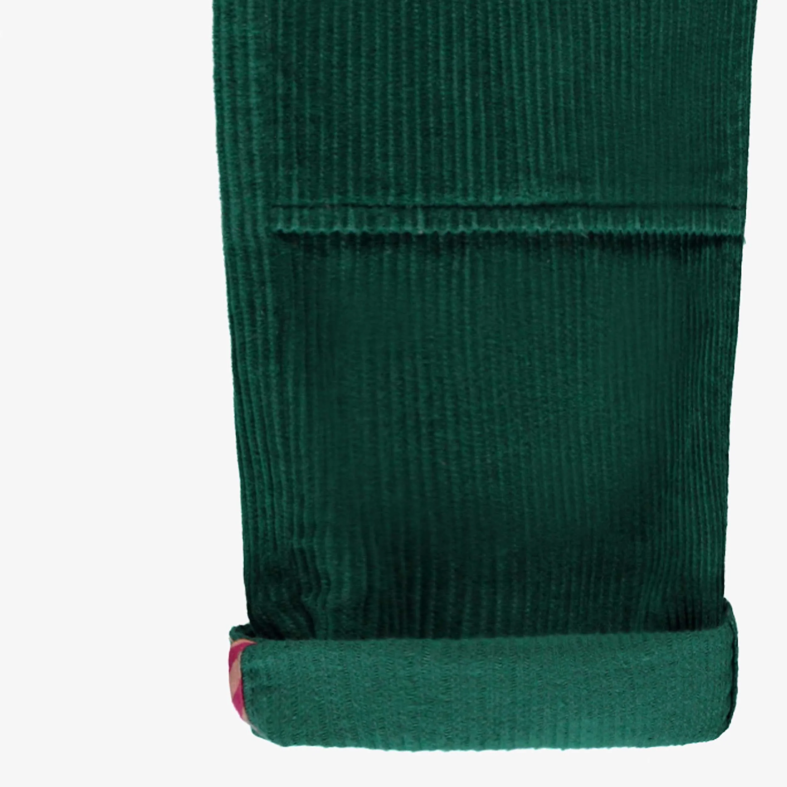 Pantalon vert en velours côtelé, enfant - Image 5
