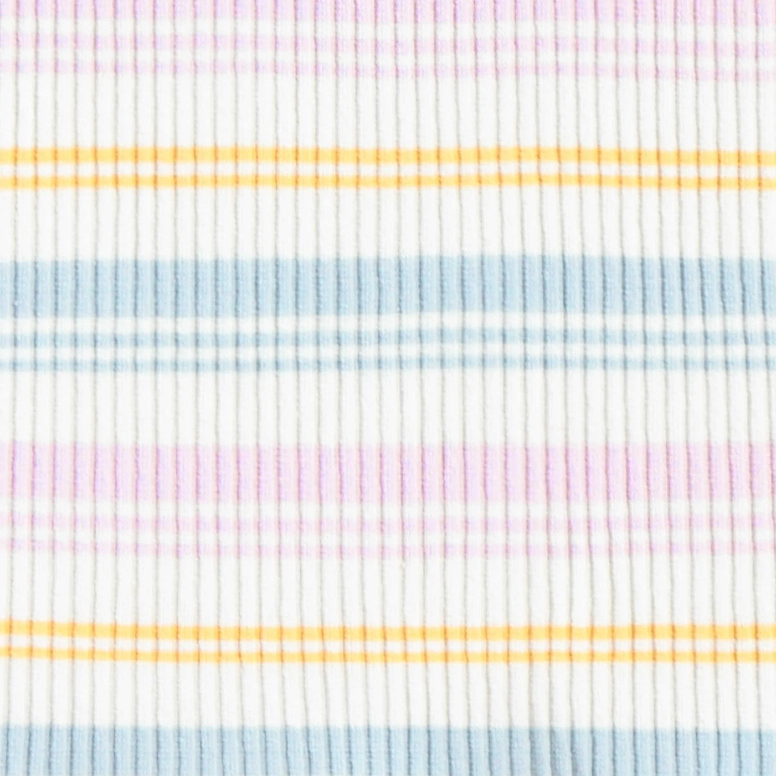 Pyjama deux pièces crème à rayures pastel, enfant - Image 6