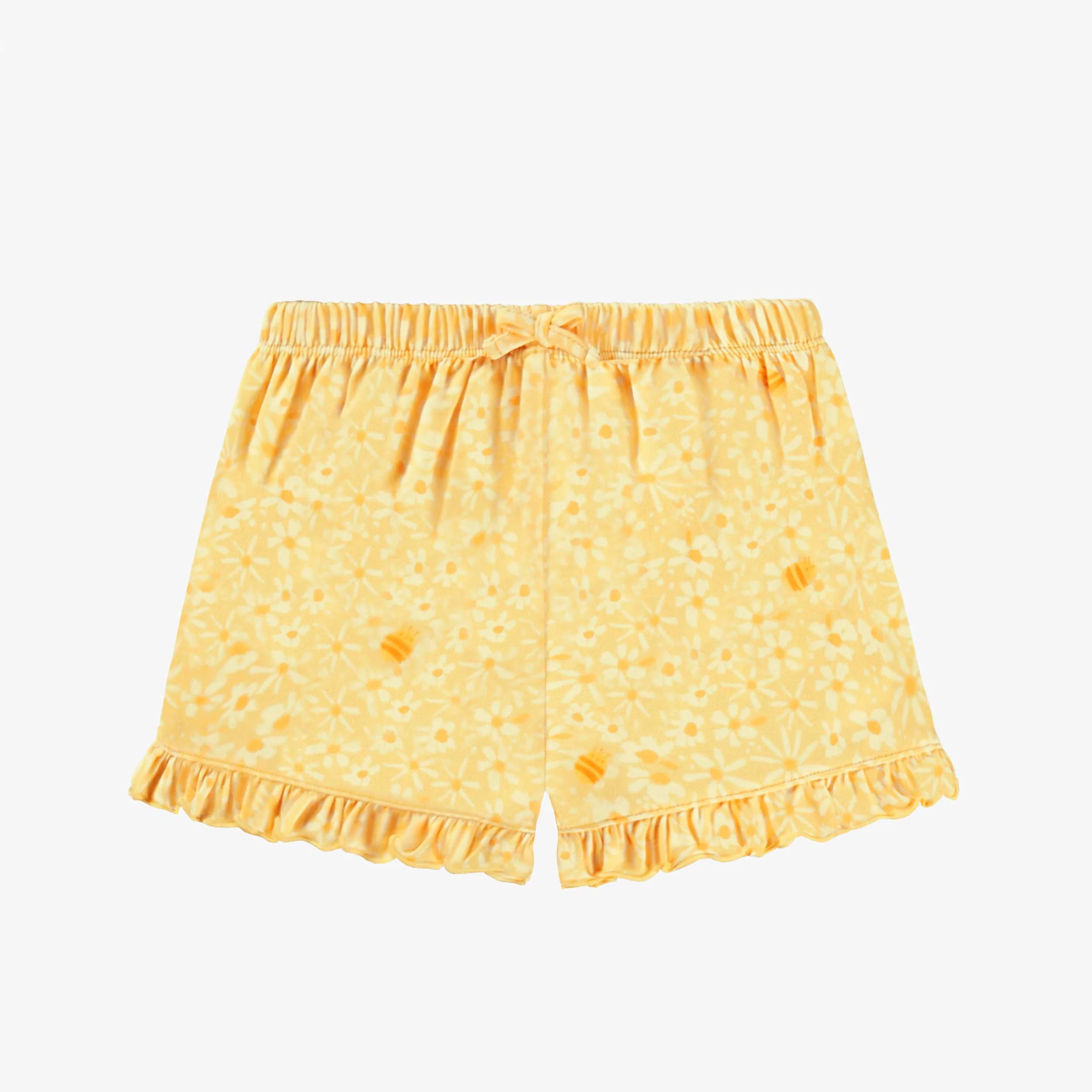 Pyjama deux pièces jaune à motif floral, bébé - Image 3