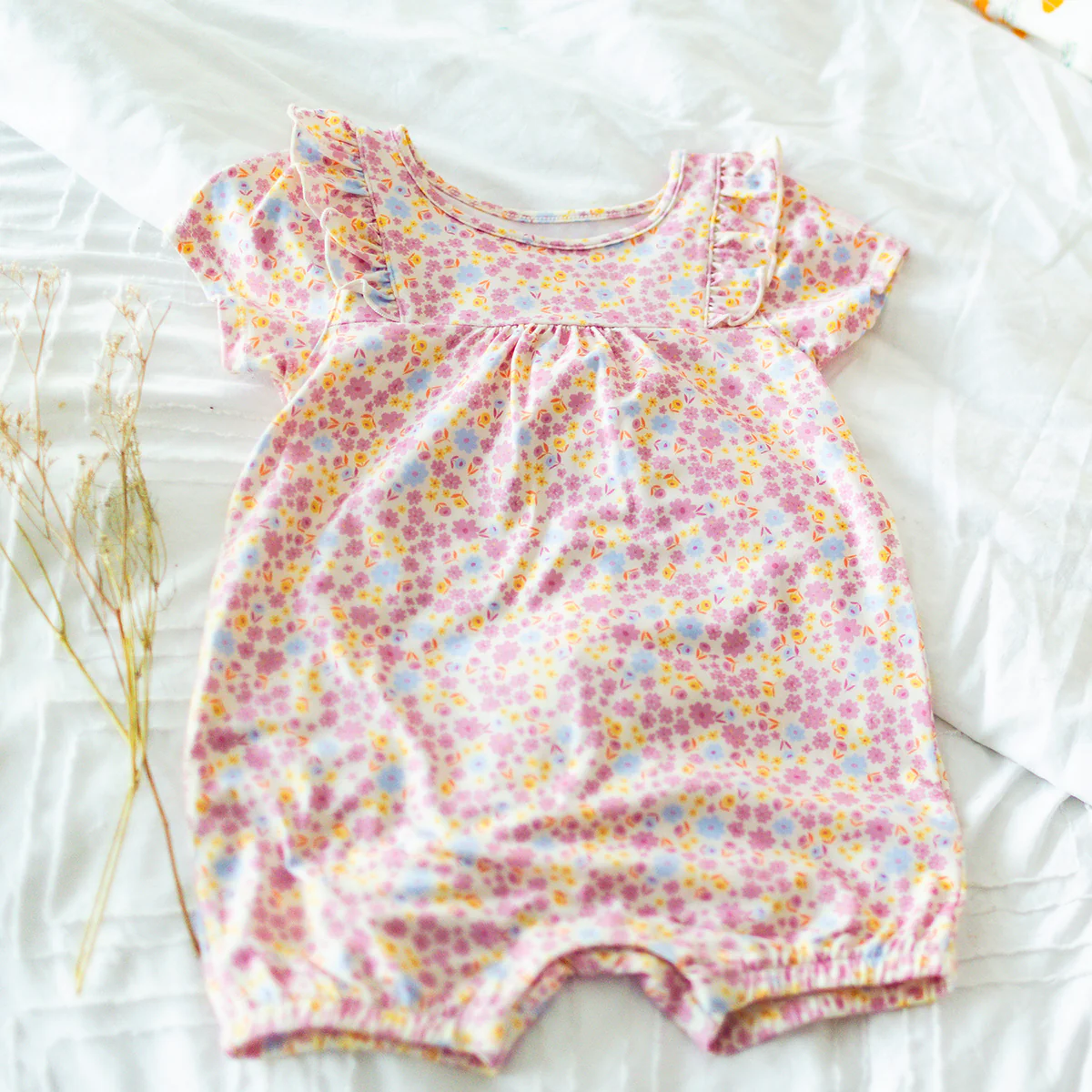 Pyjama une pièce à motif floral, bébé - Image 2