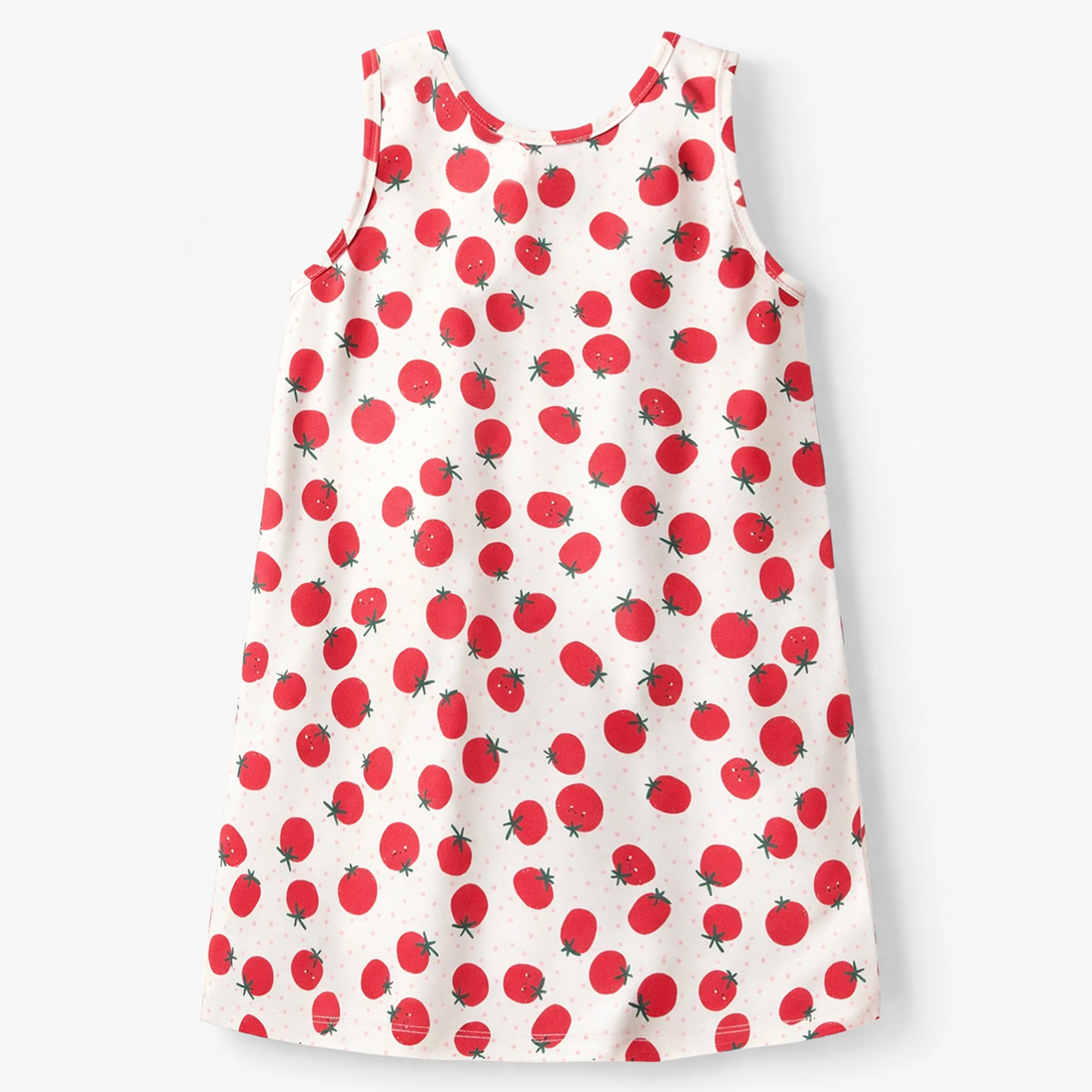 Robe blanche à motifs de tomates, enfant - Image 3