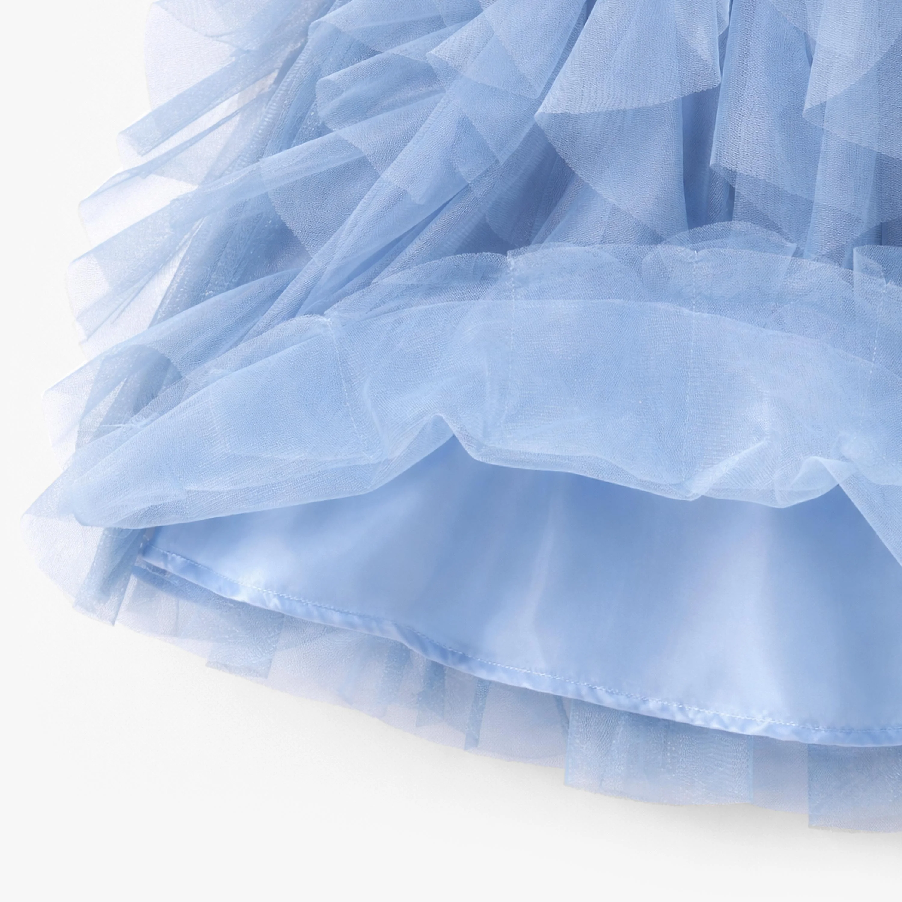 Robe bleue en tulle souple, enfant - Image 7