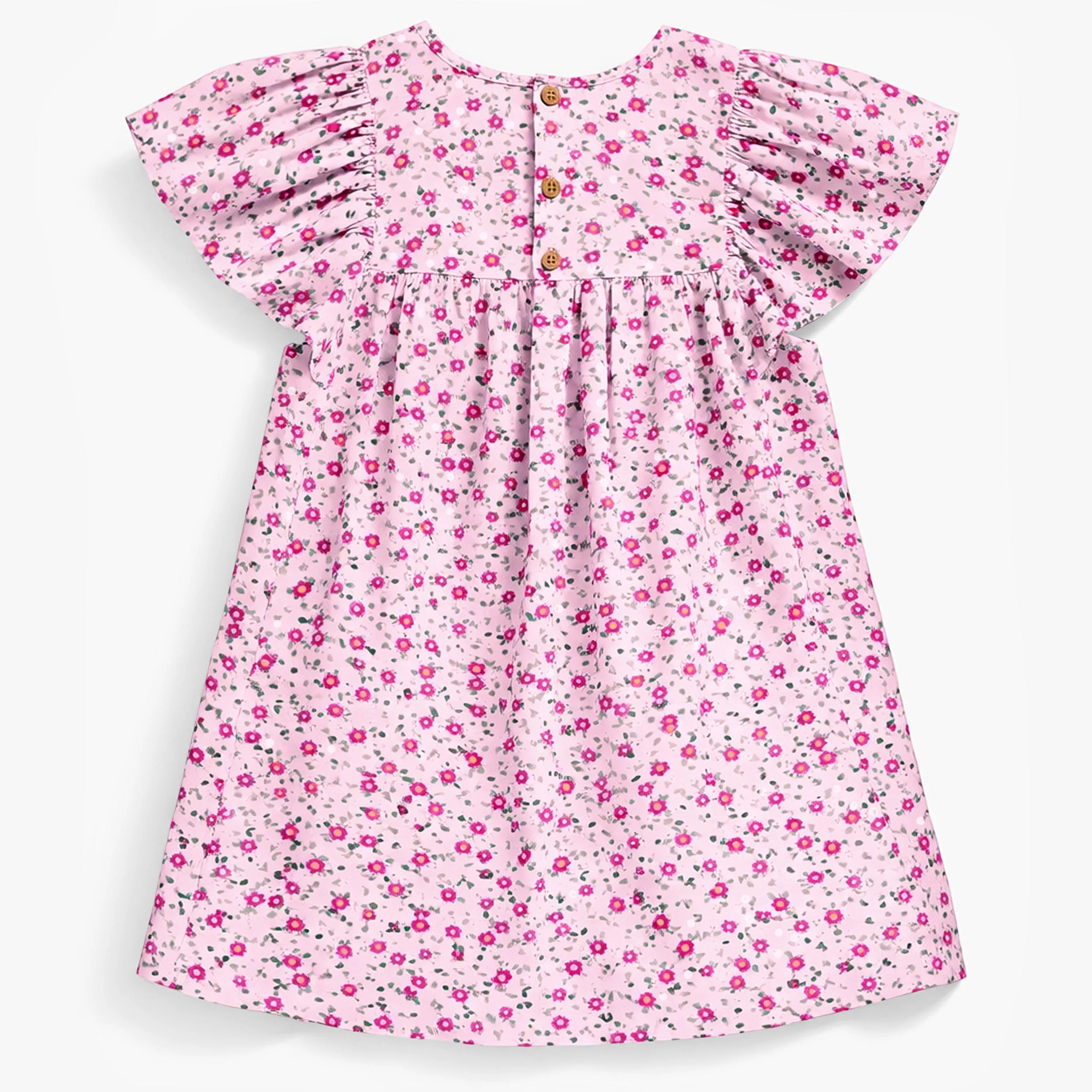 Robe lilas à motif floral, enfant - Image 3
