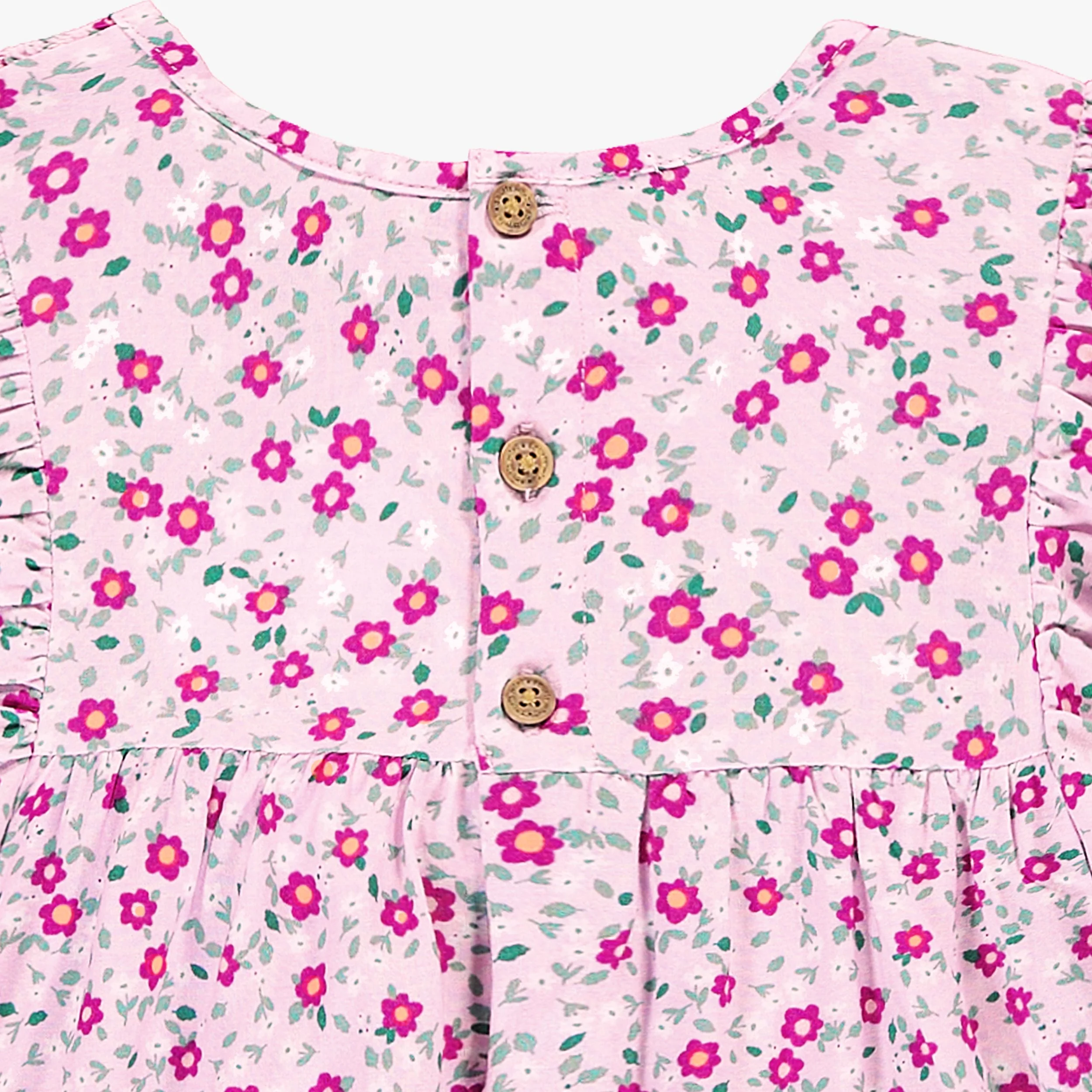 Robe lilas à motif floral, enfant - Image 4