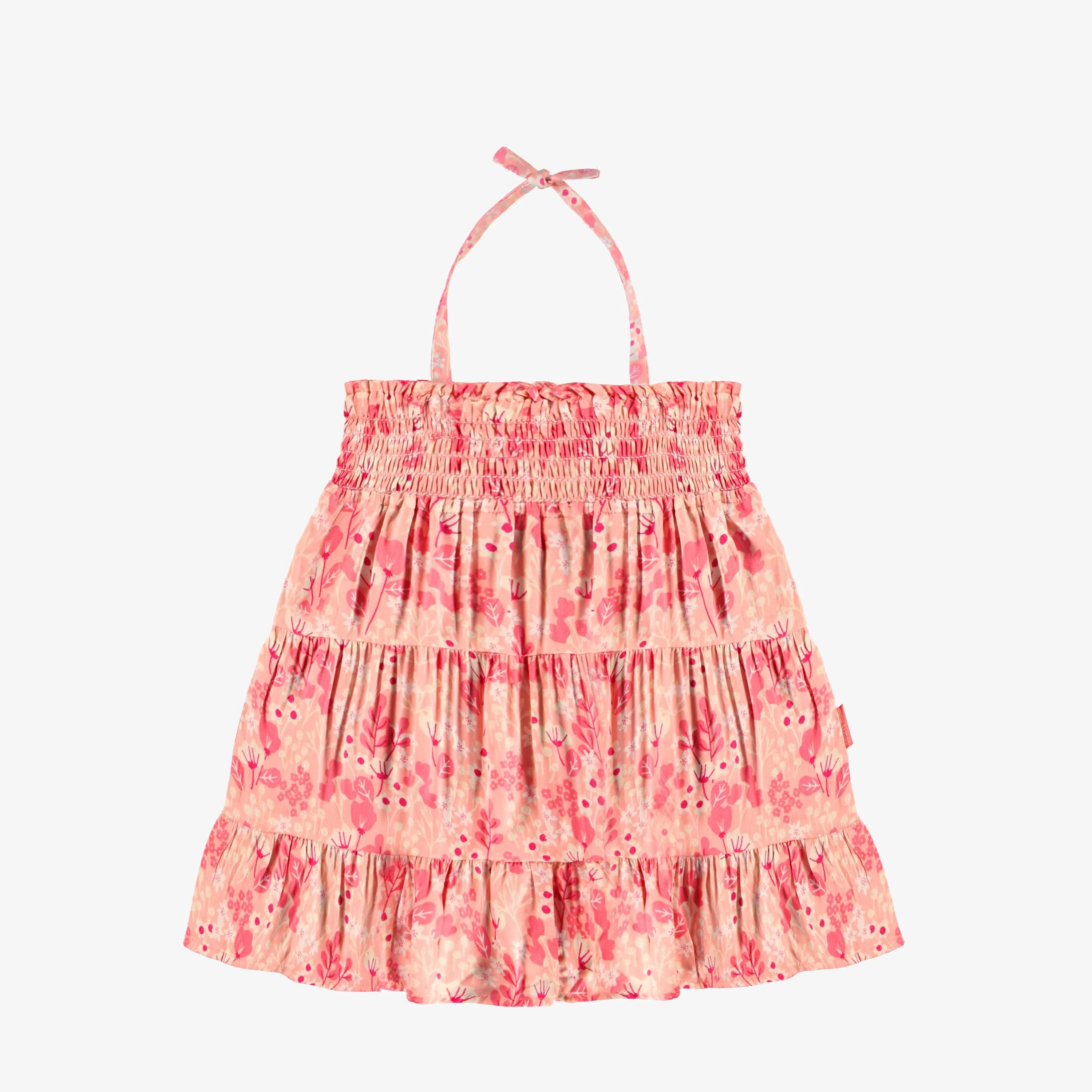 Robe rose à motif floral, bébé - Image 4