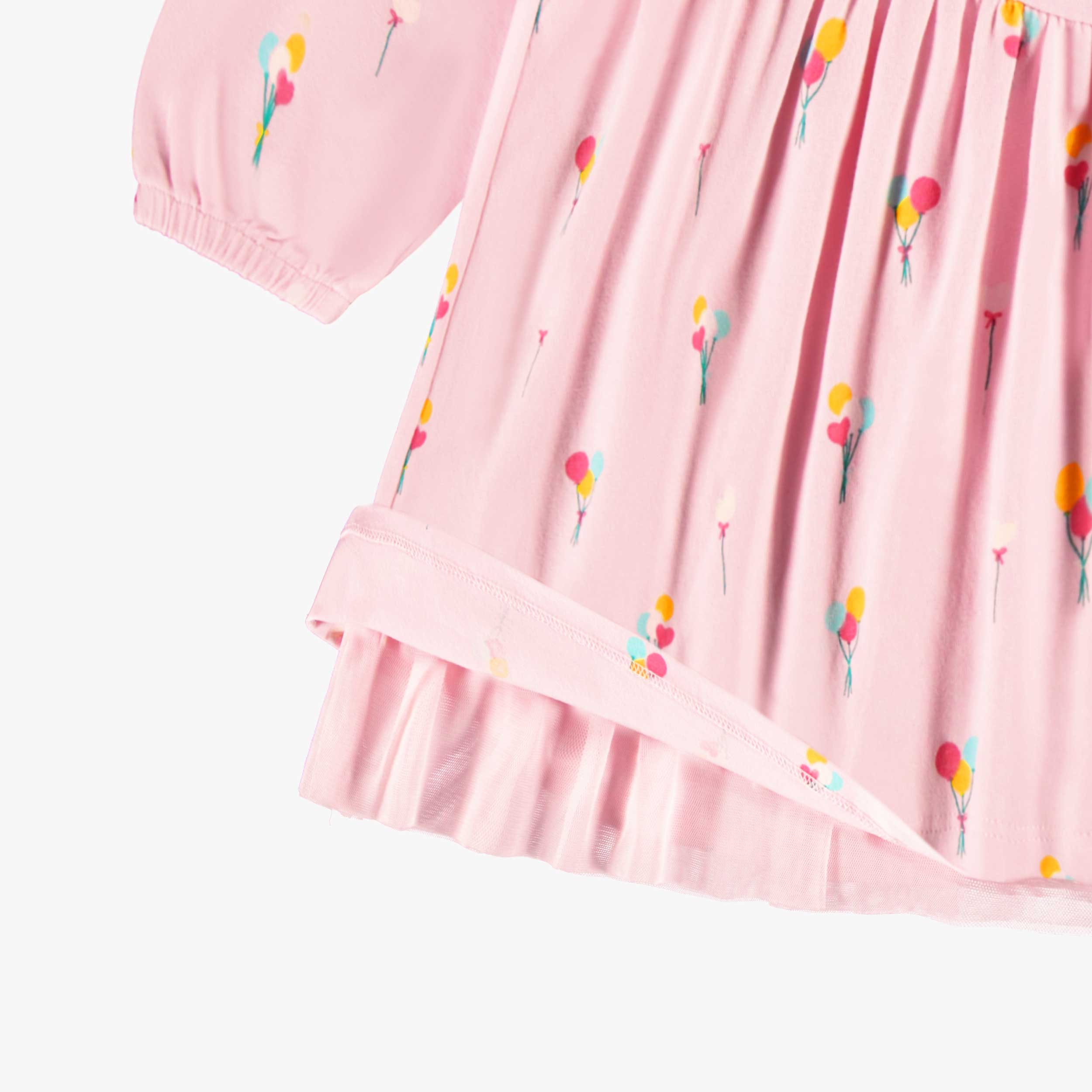 Robe rose à motifs de ballons, bébé - Image 5