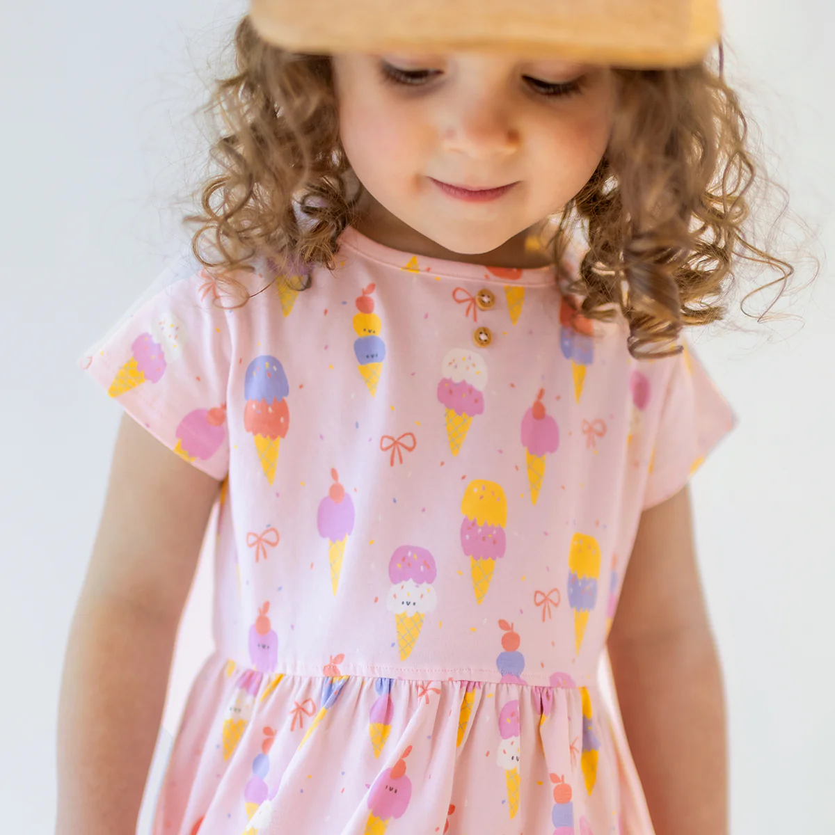 Robe rose à motifs de crèmes glacées, bébé - Image 4