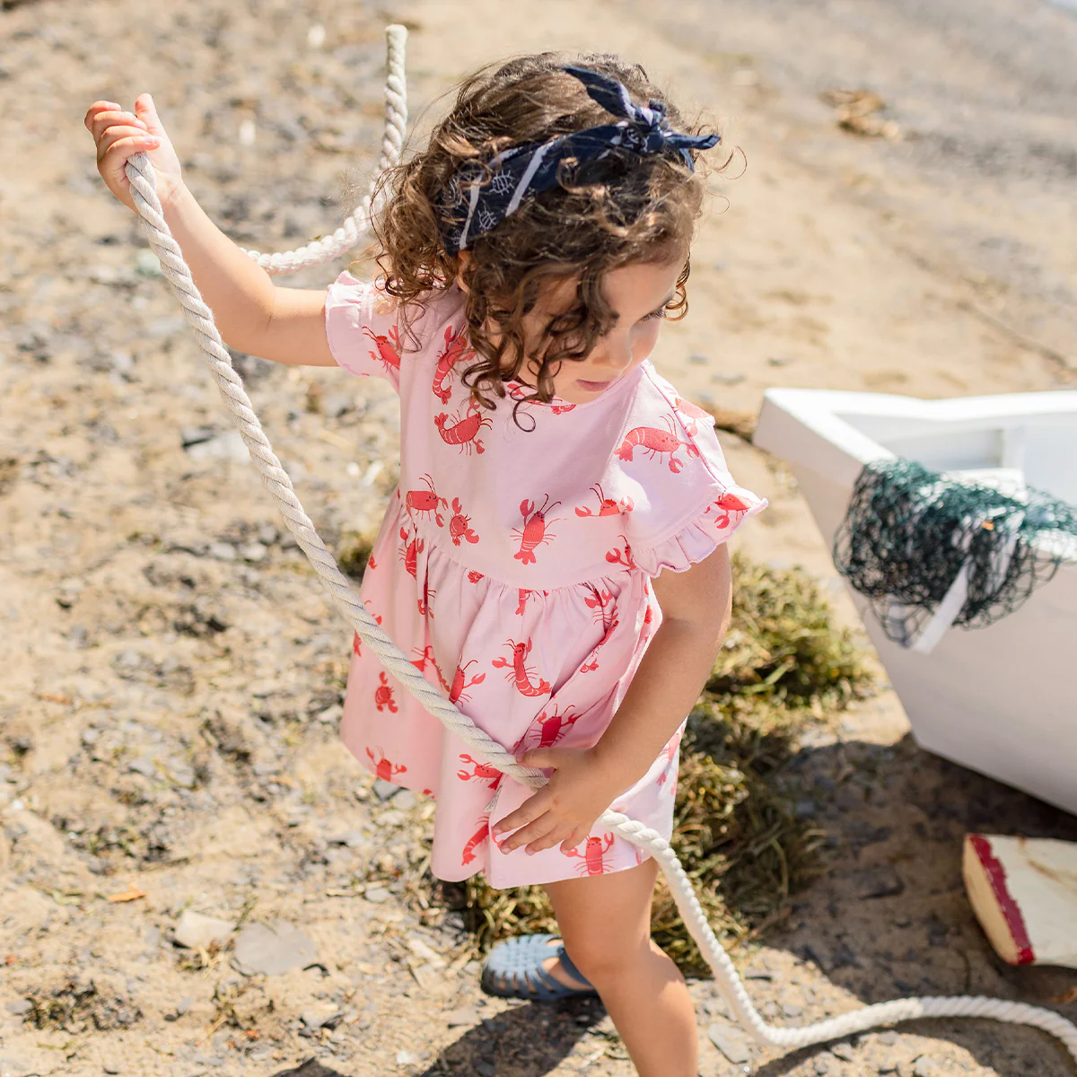 Robe rose à motifs de homards, bébé - Image 4
