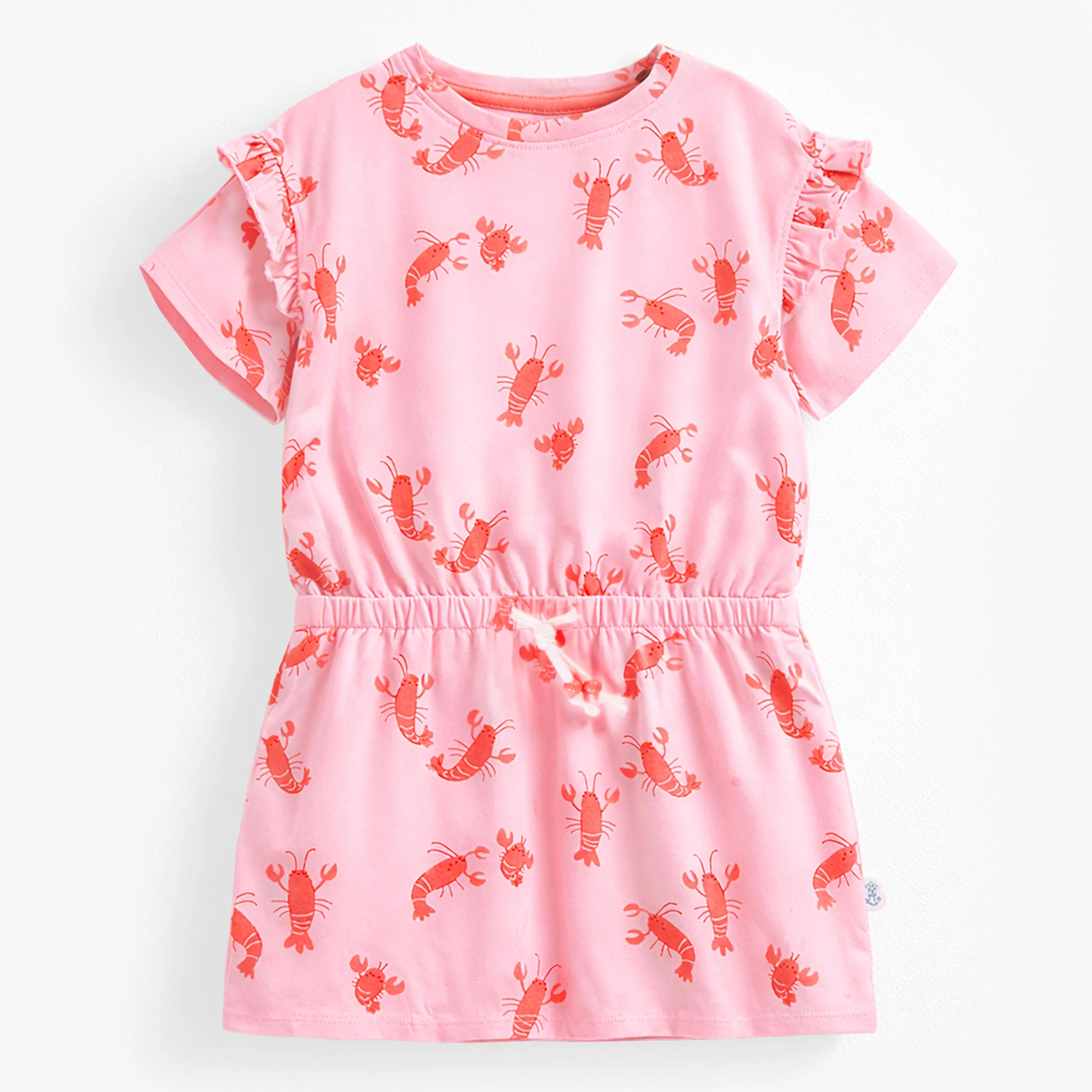 Robe rose à motifs de homards, enfant