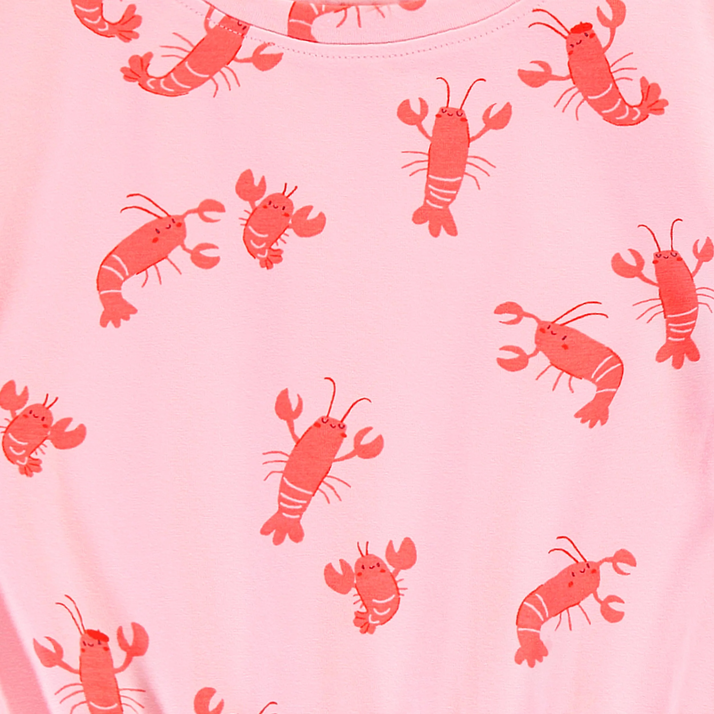 Robe rose à motifs de homards, enfant - Image 4