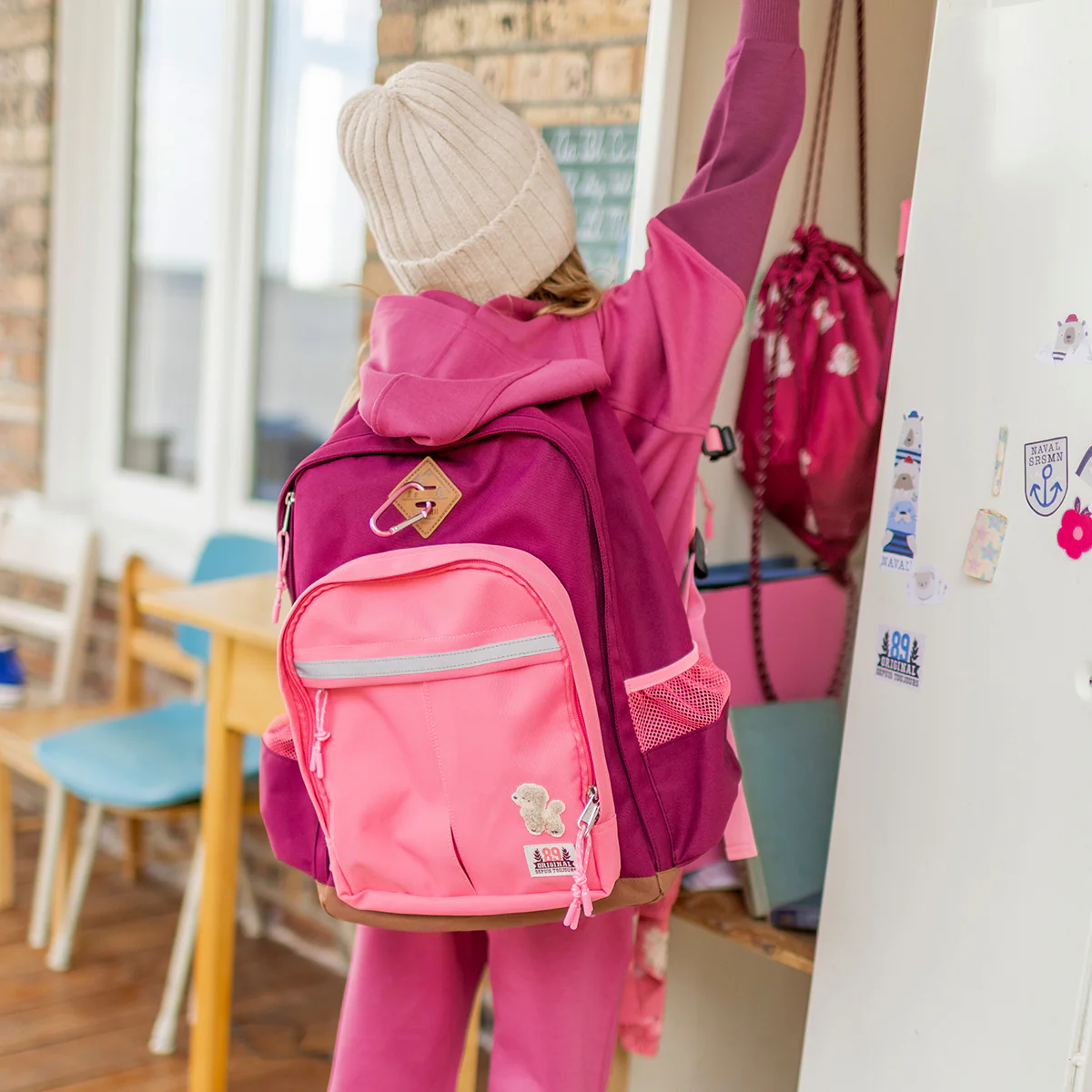 Sac à dos rose, enfant - Image 5