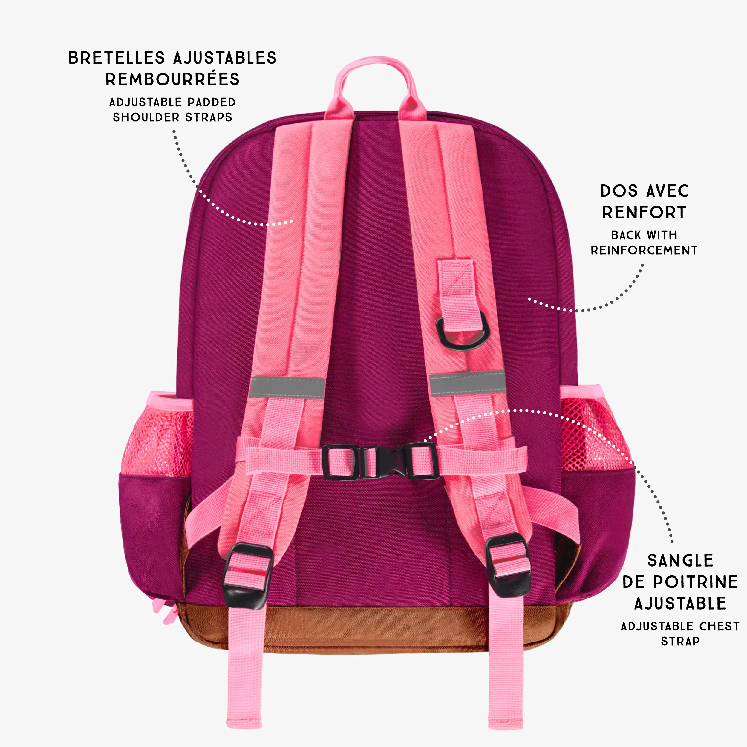 Sac à dos rose, enfant - Image 8