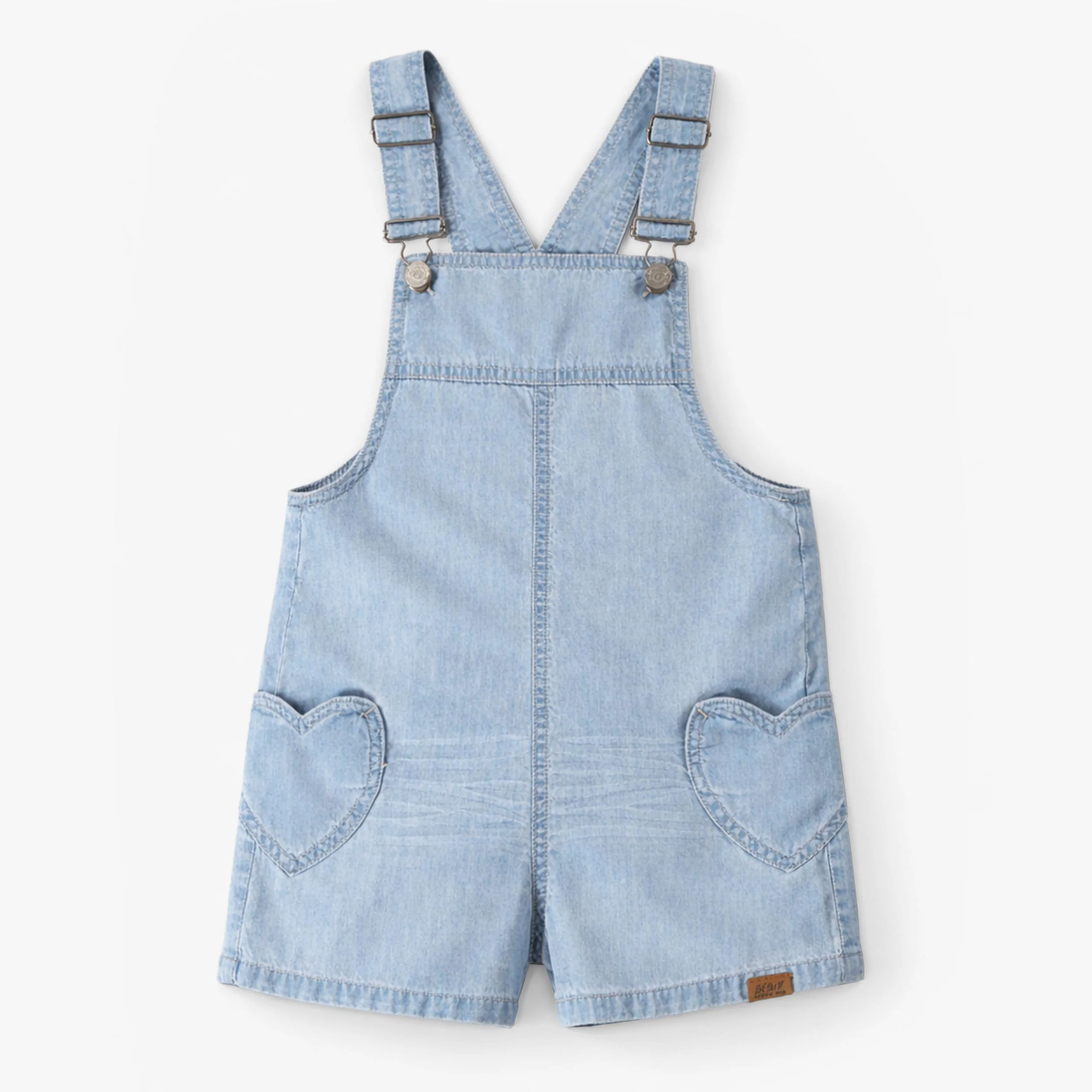 Salopette bleue en denim, enfant