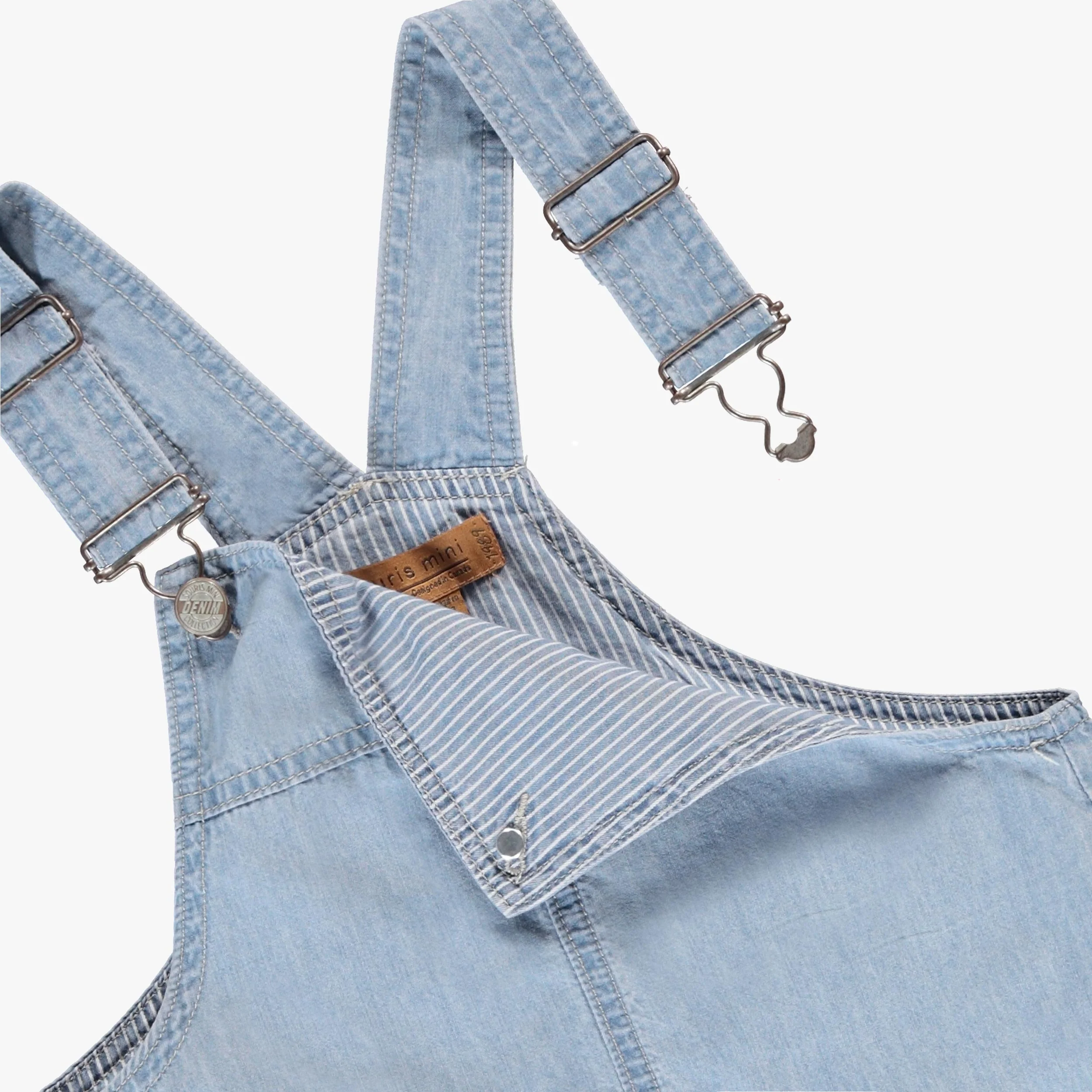 Salopette bleue en denim, enfant - Image 3
