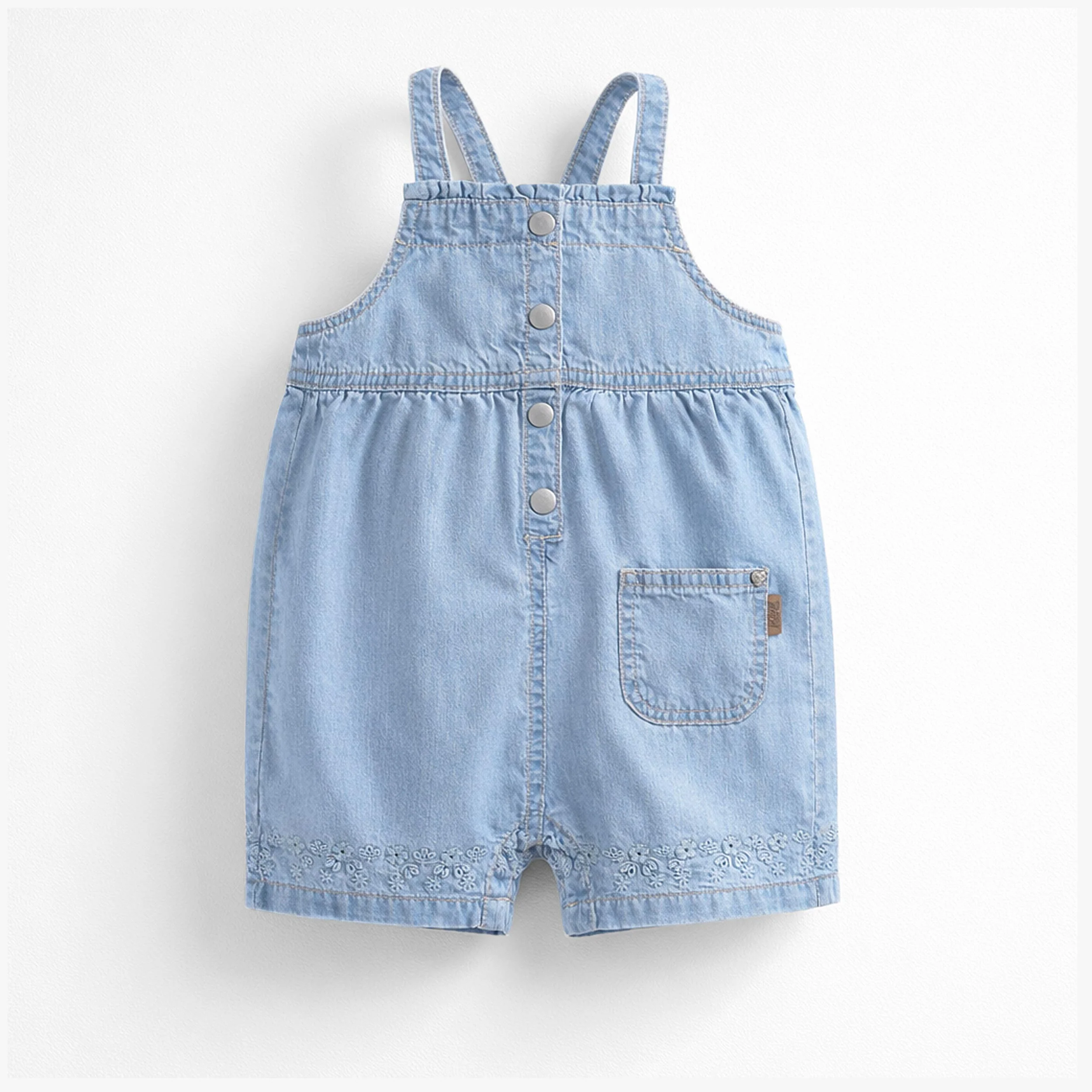 Salopette en denim léger, bébé